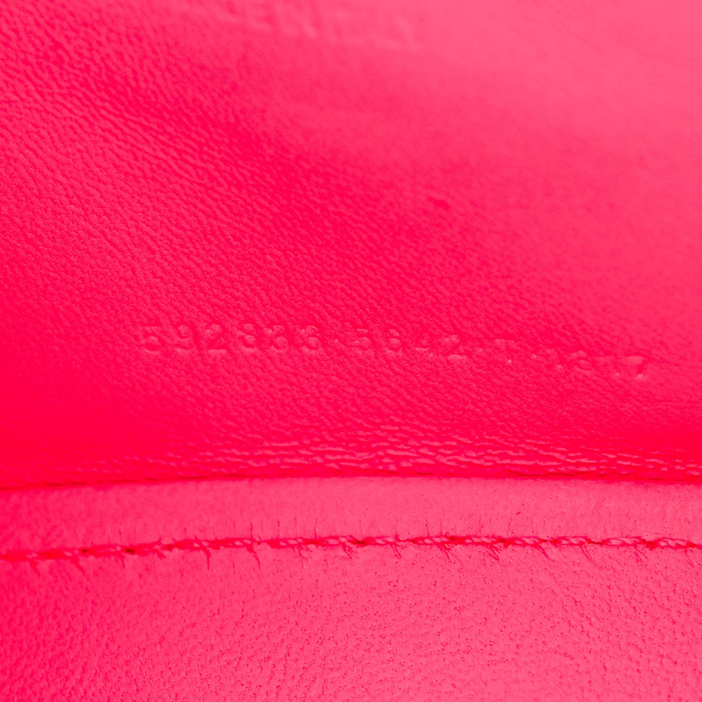 Shiny Box Calfskin Hourglass Top Handle Bag XS Hot Pink