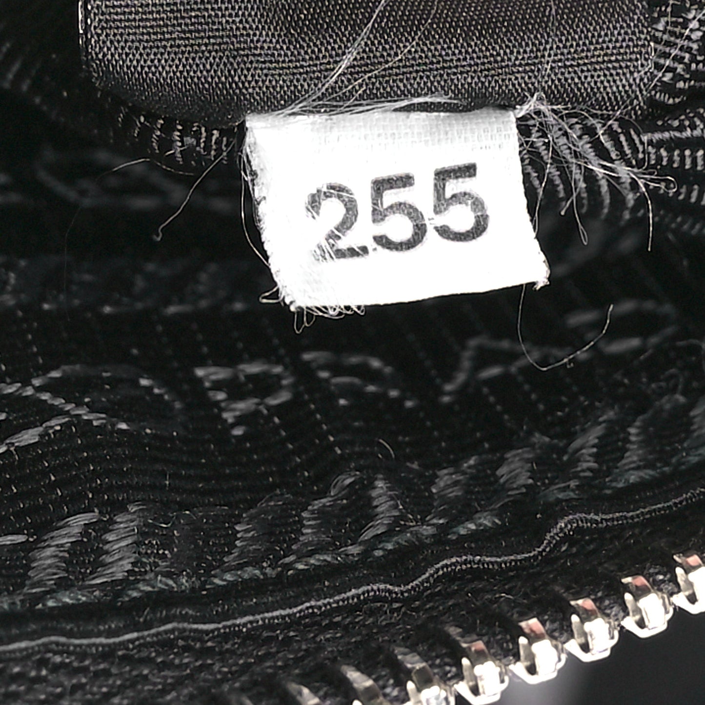 Re-Nylon Saffiano Double Pouch Shoulder Bag Black