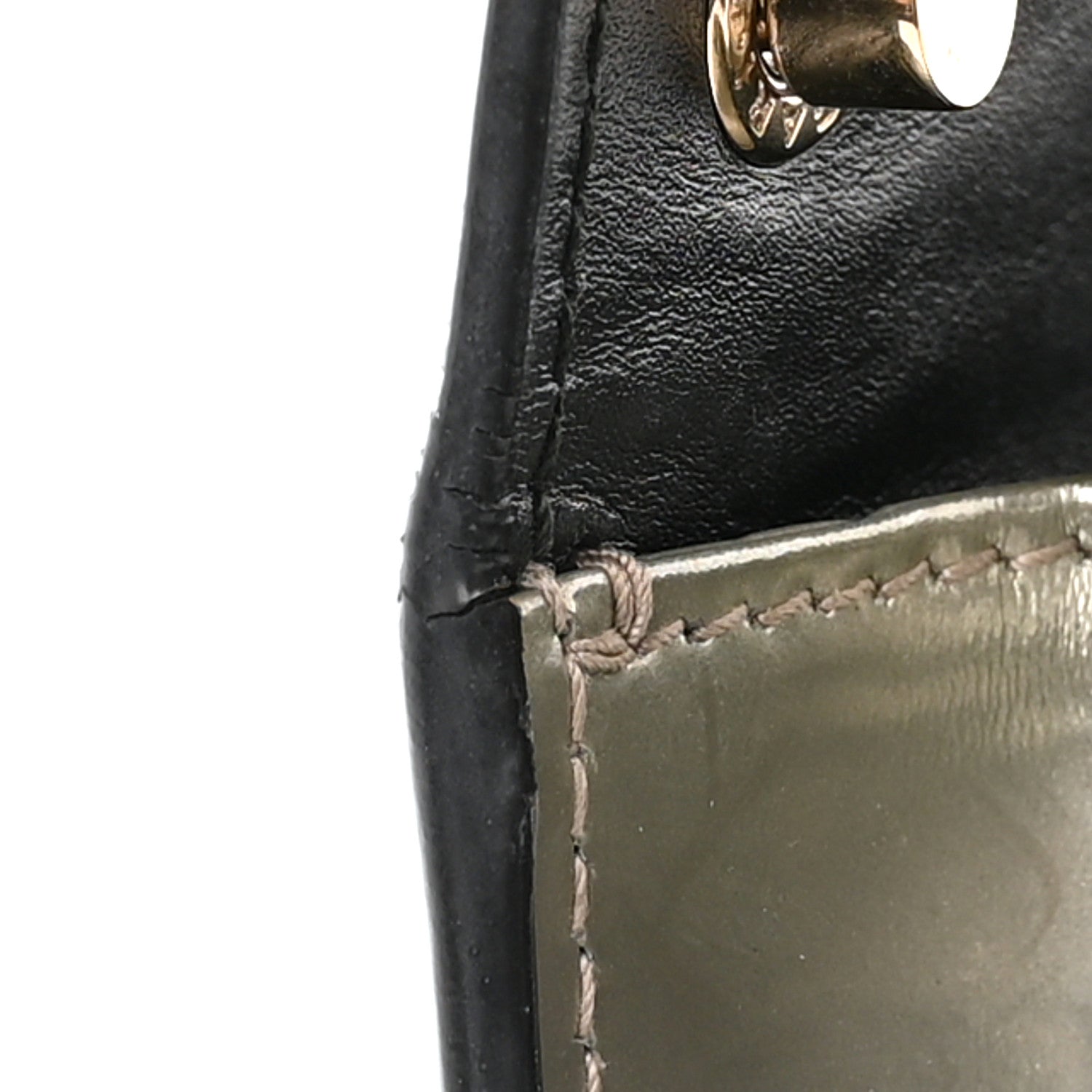 Bulgari Metallic Calfskin Small Serpenti Forever Snake Strap Crossbody Bag Silver 15 of 15