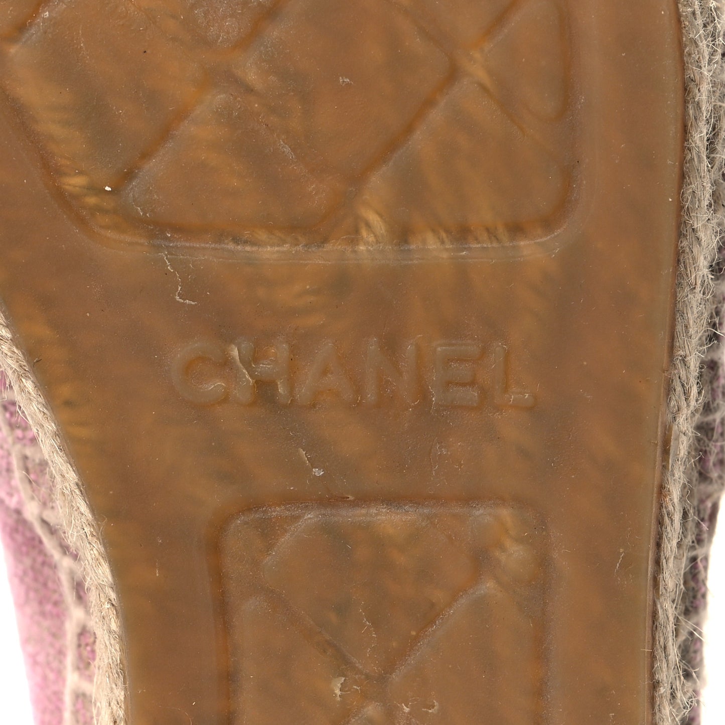 Toile Sequin CC Espadrilles 39 Pink Dark Pink