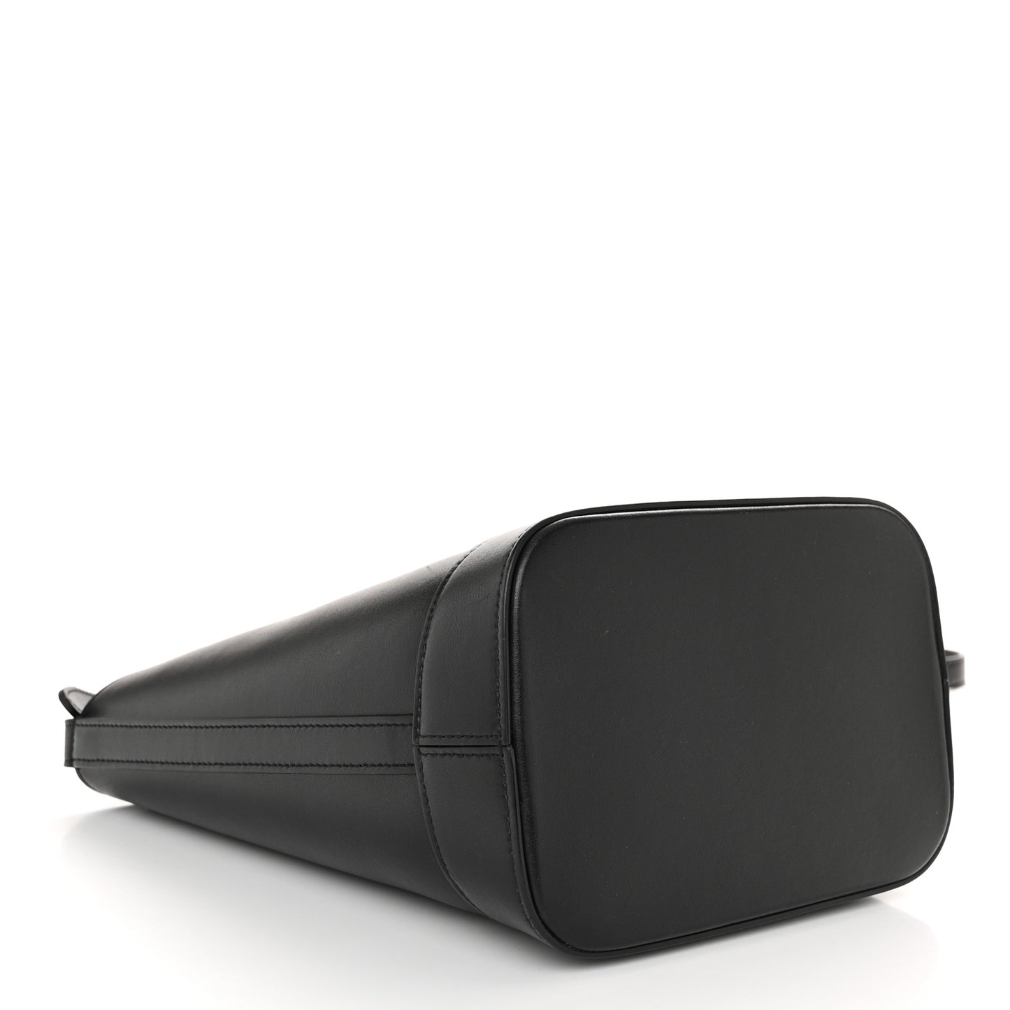 Smooth Calfskin Small Cuir Triomphe Bucket Bag Black