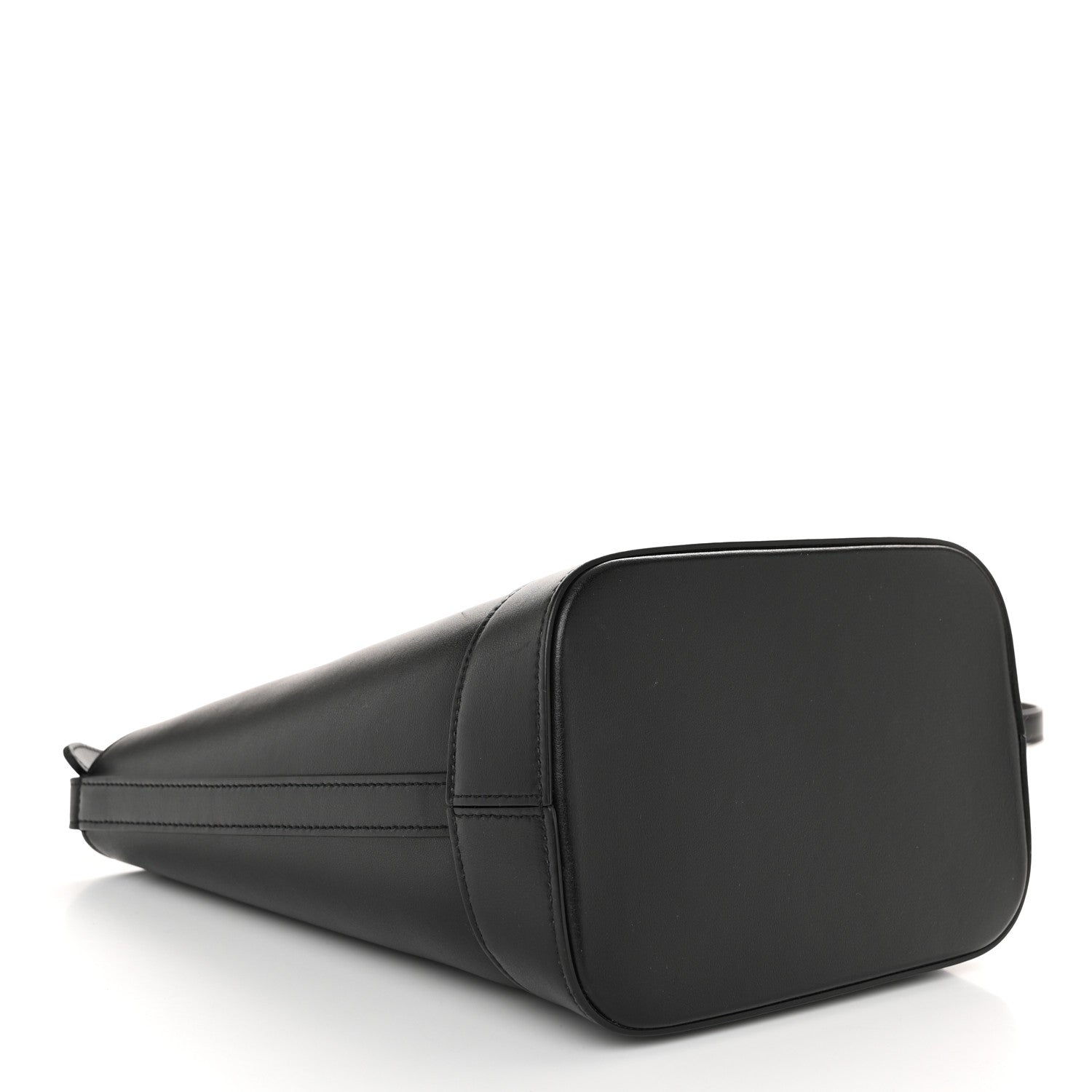 Celine Smooth Calfskin Small Cuir Triomphe Bucket Bag Black 4 of 10