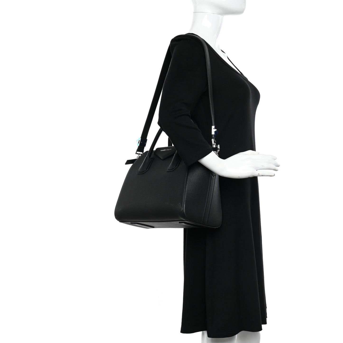 Sugar Goatskin Small Antigona Black