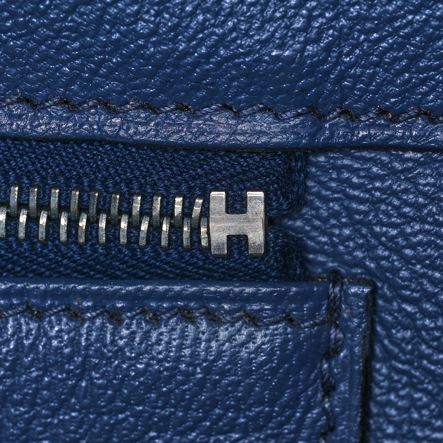Taurillon Clemence Birkin 35 Bleu Brighton