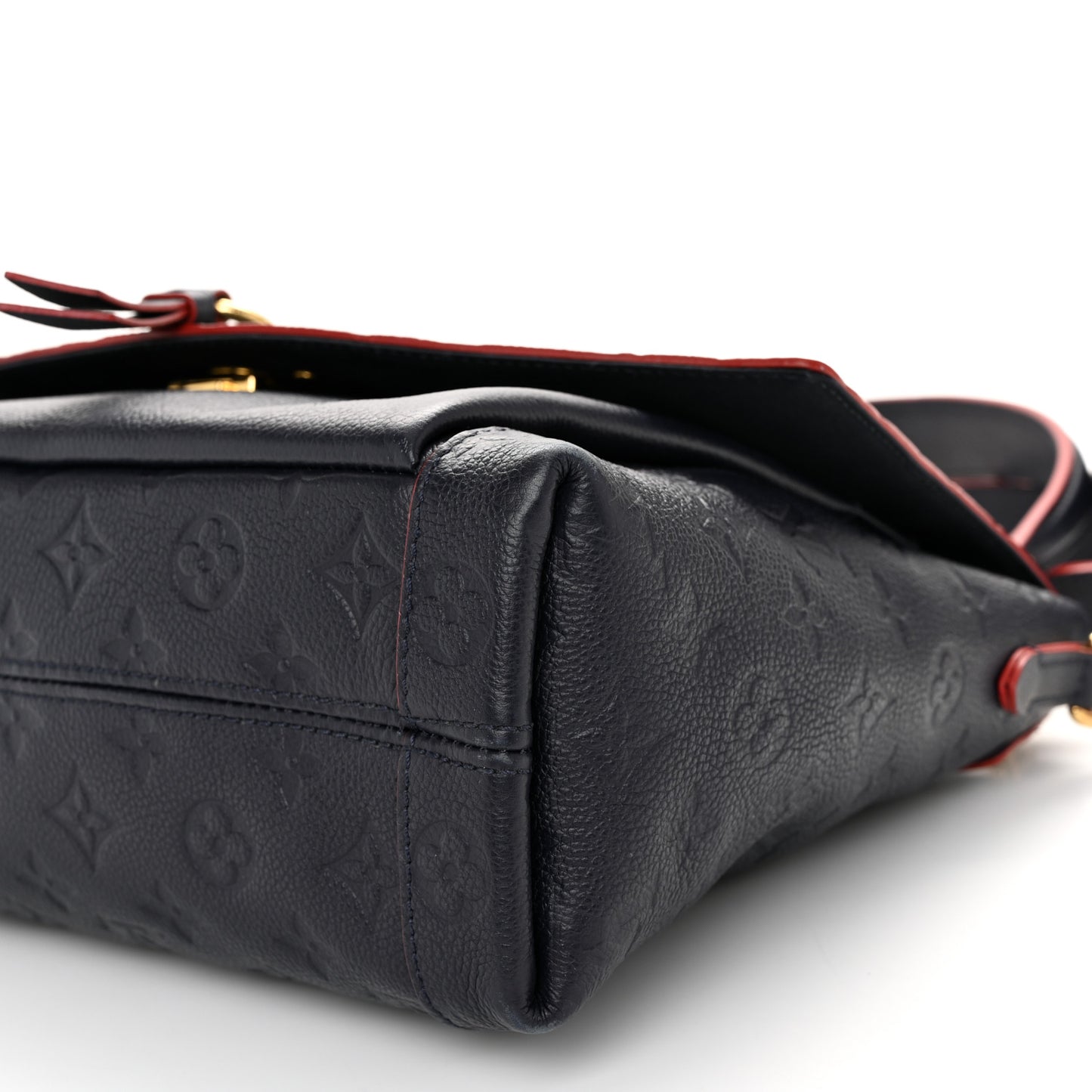 Empreinte Blanche MM Marine Rouge