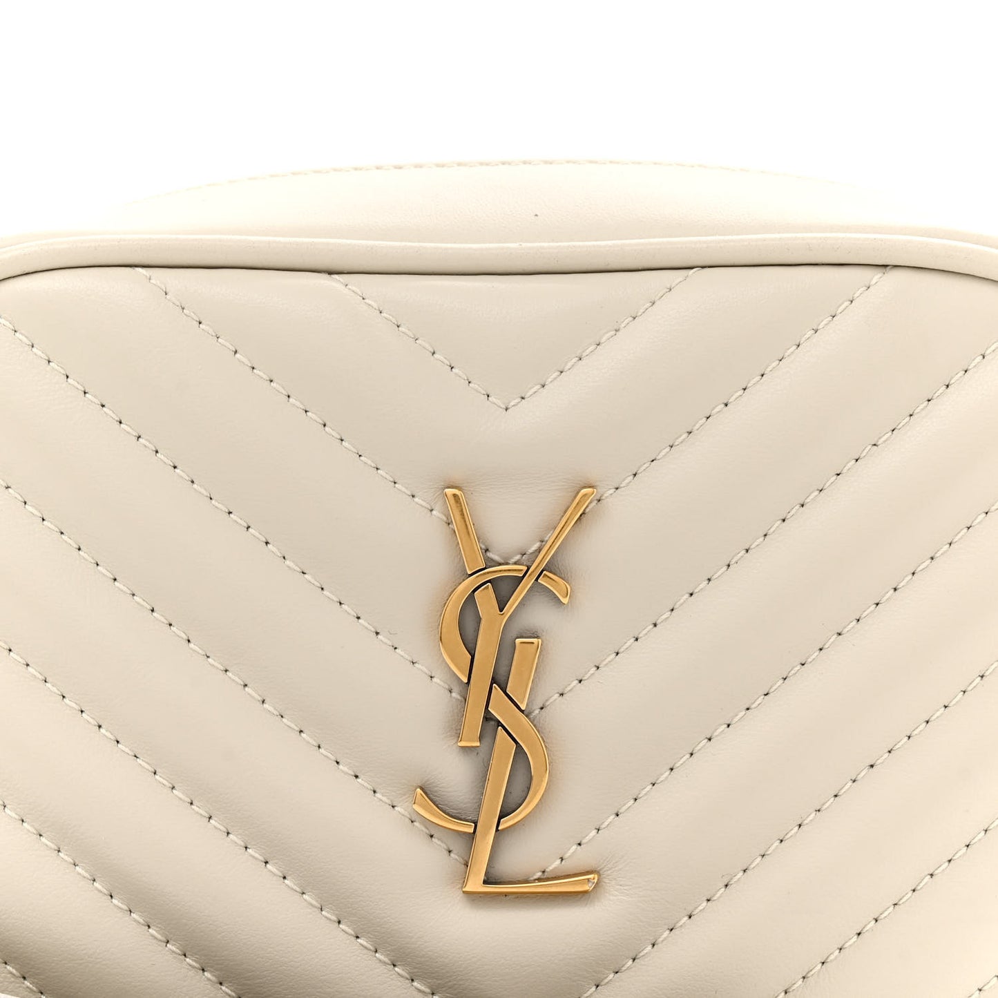 Calfskin Matelasse Monogram Lou Belt Bag Ivory