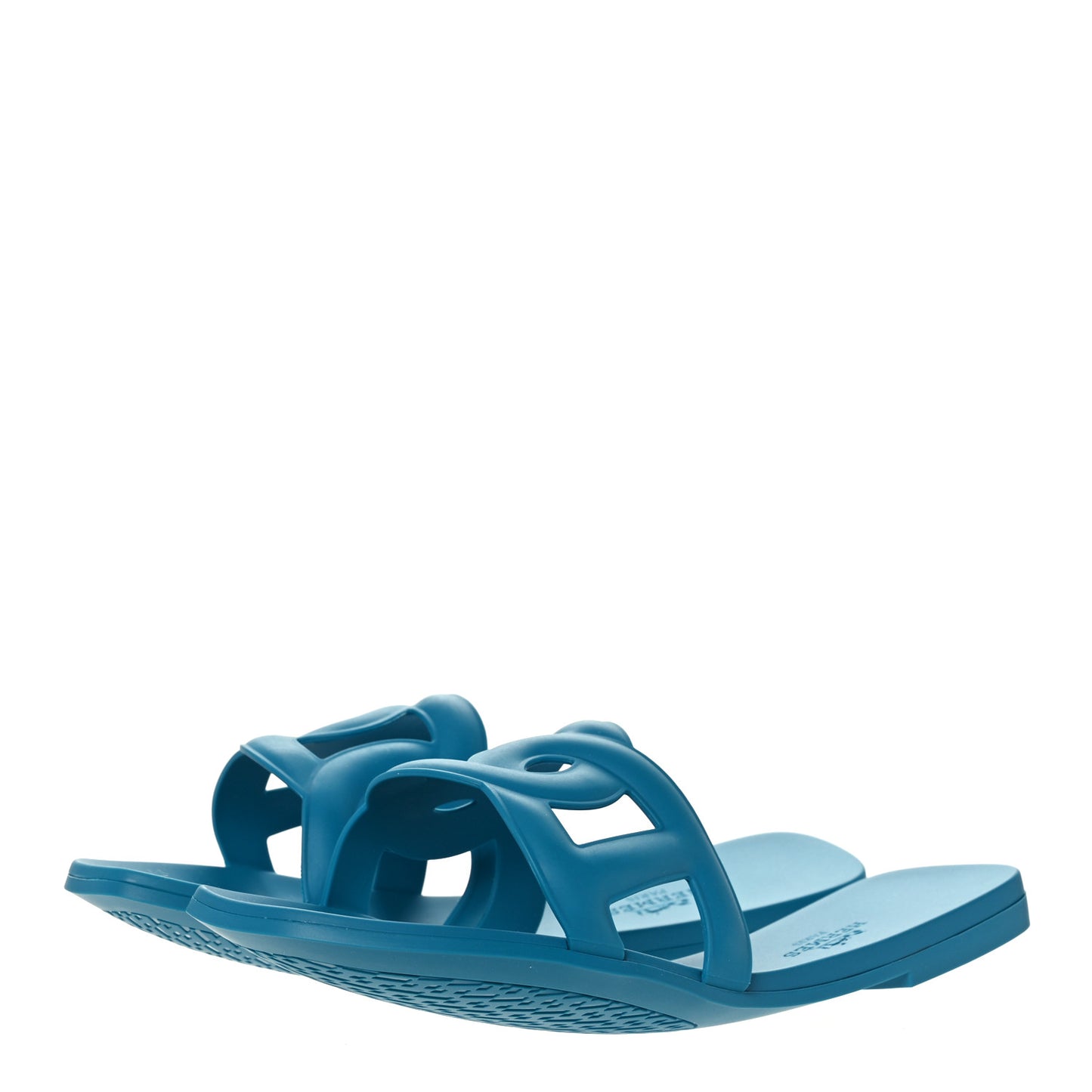 Rubber Aloha Sandals 37 Bleu Vif