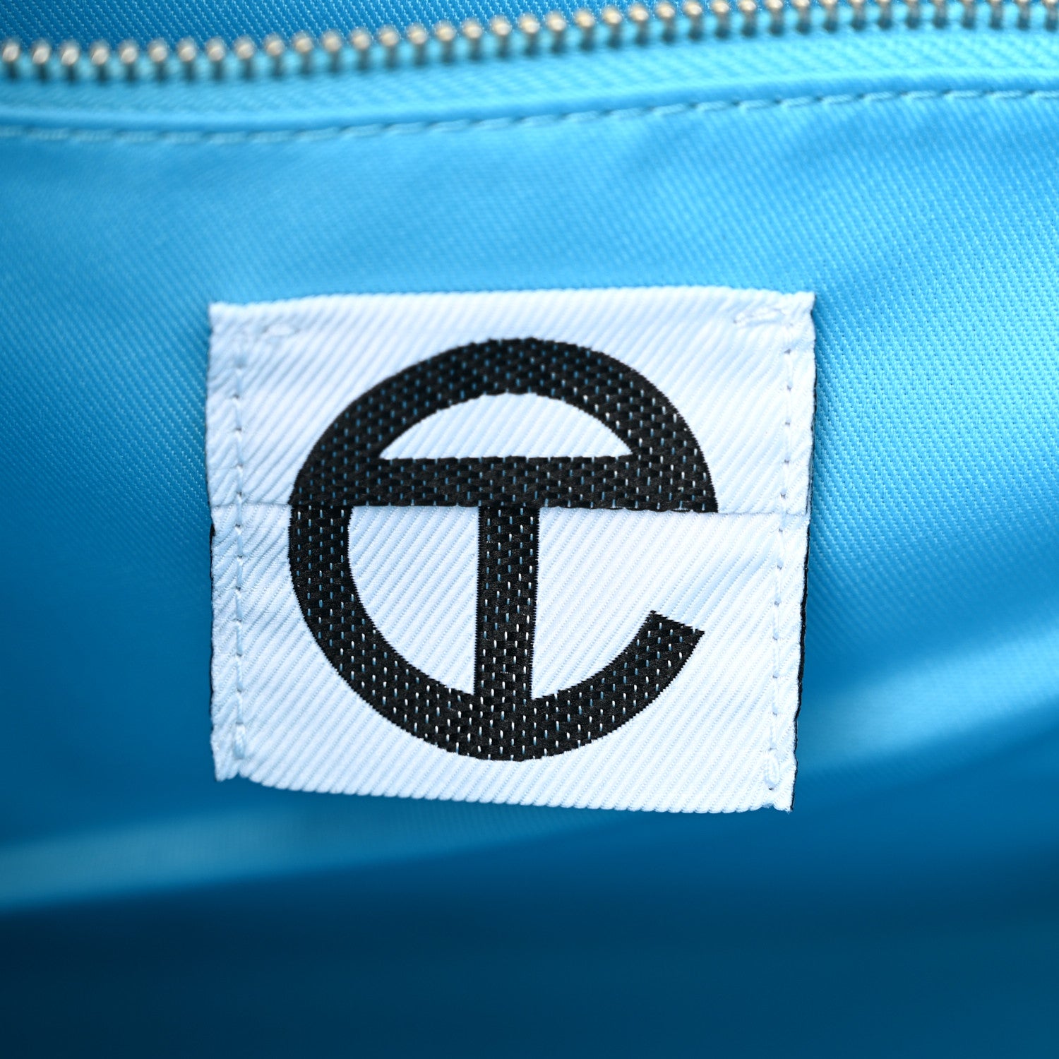 Telfar Vegan Leather Medium Shopping Bag Pool Blue 6 of 10