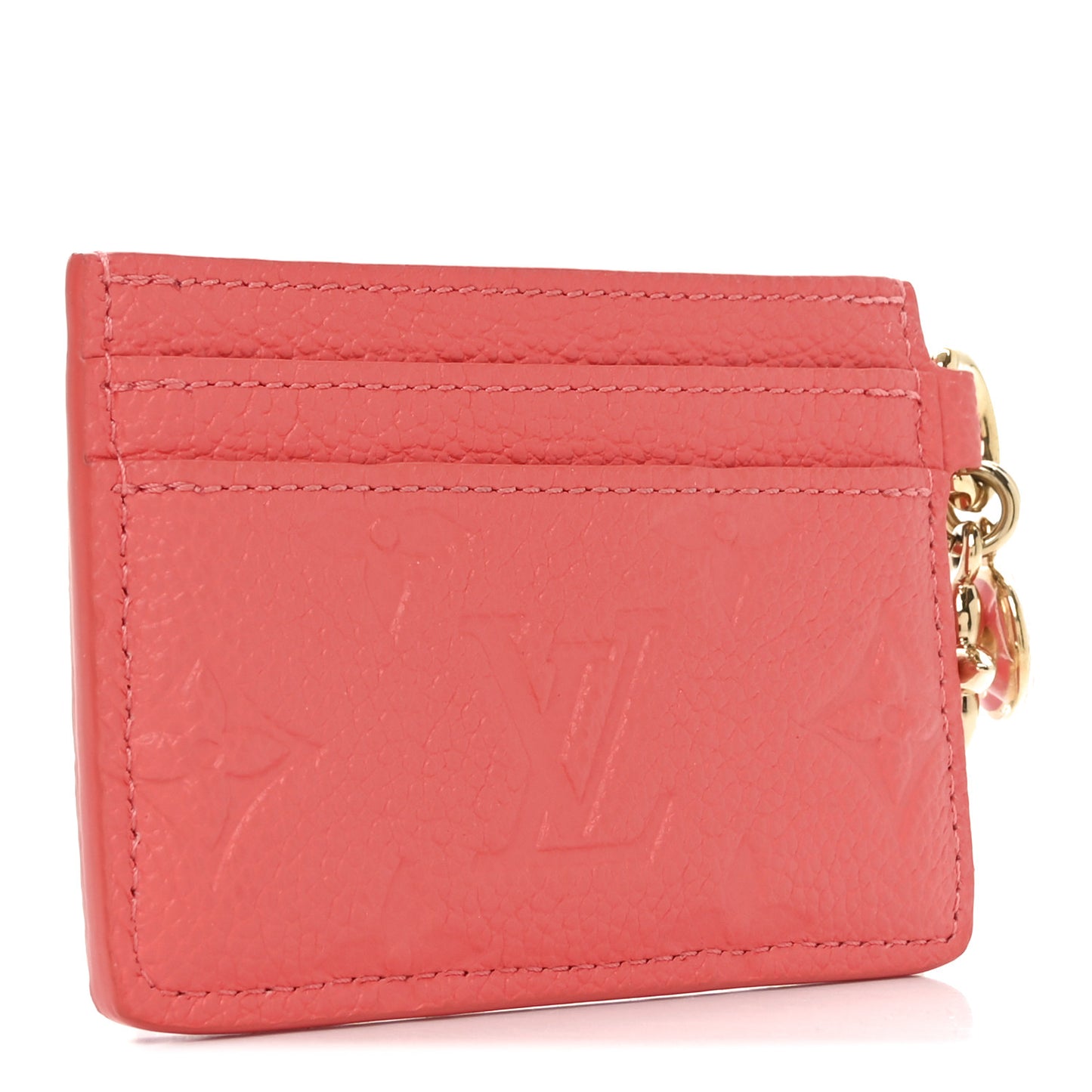 Empreinte Monogram LV Charms Card Holder Sweet Coral