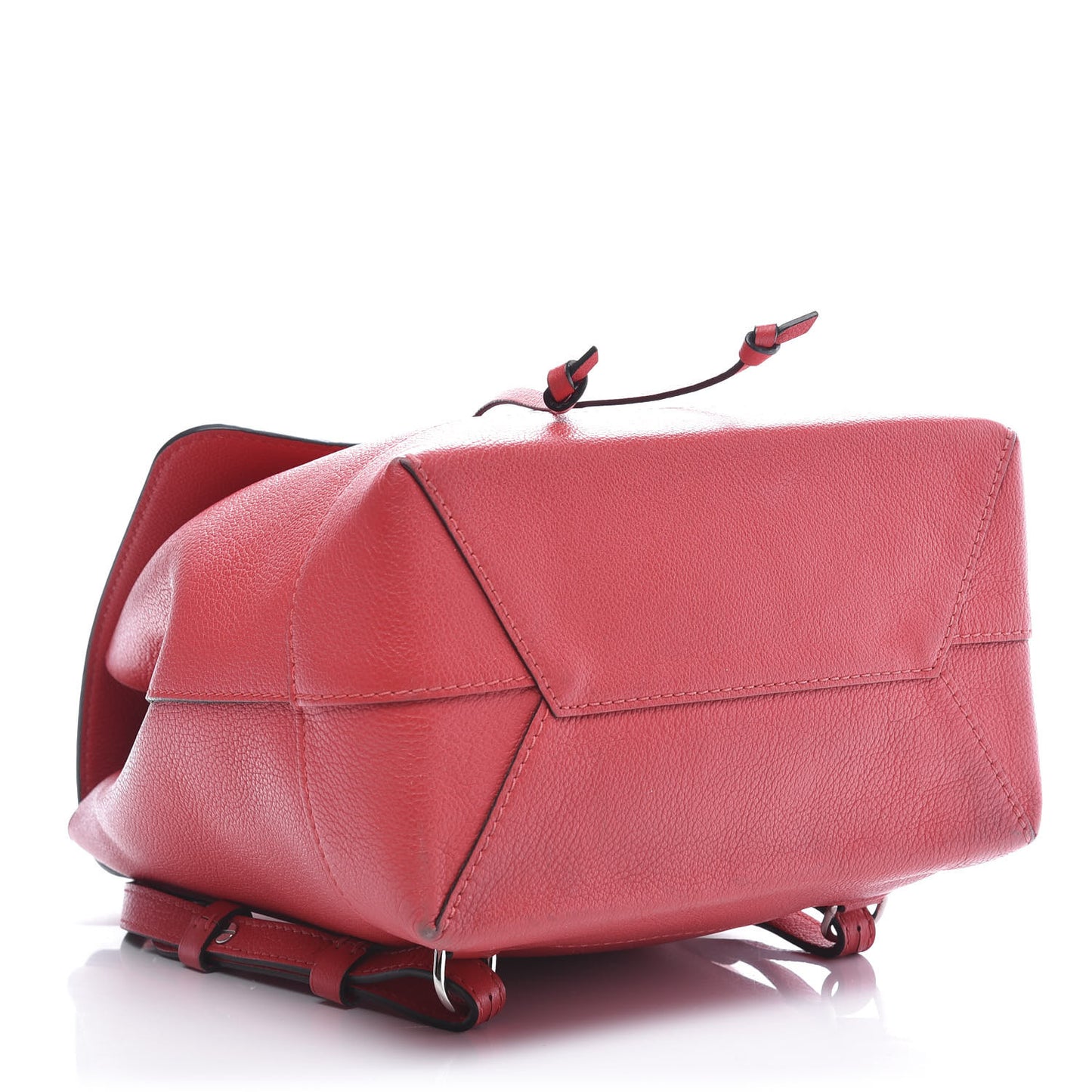 Soft Calfskin Lockme Backpack Poppy