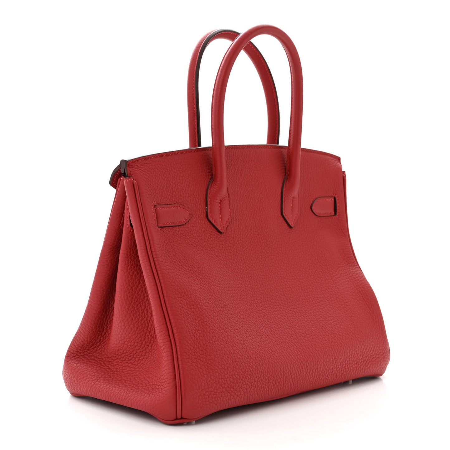 Taurillon Clemence Birkin 30 Rouge Piment