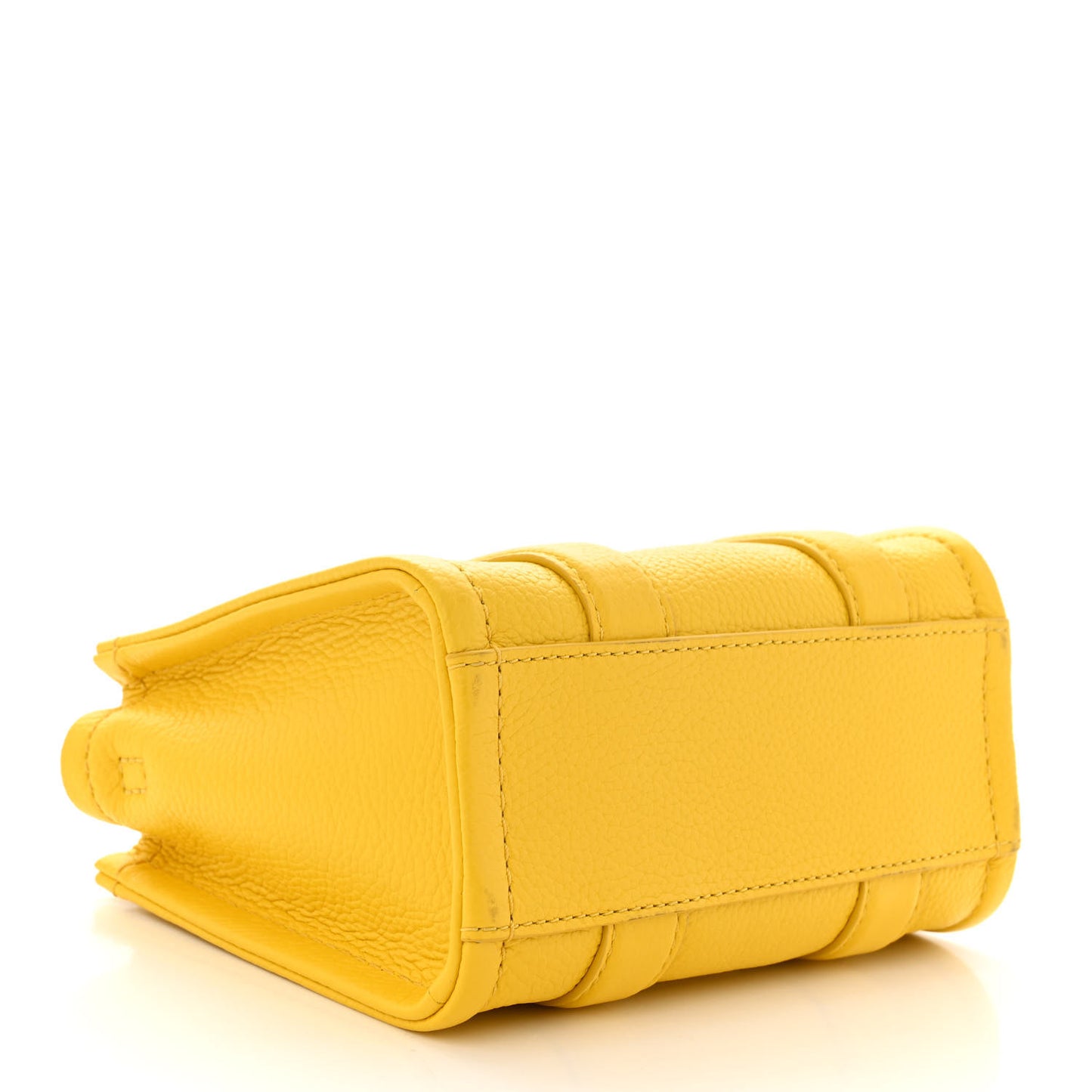Grained Calfskin Mini The Tote Bag Yellow