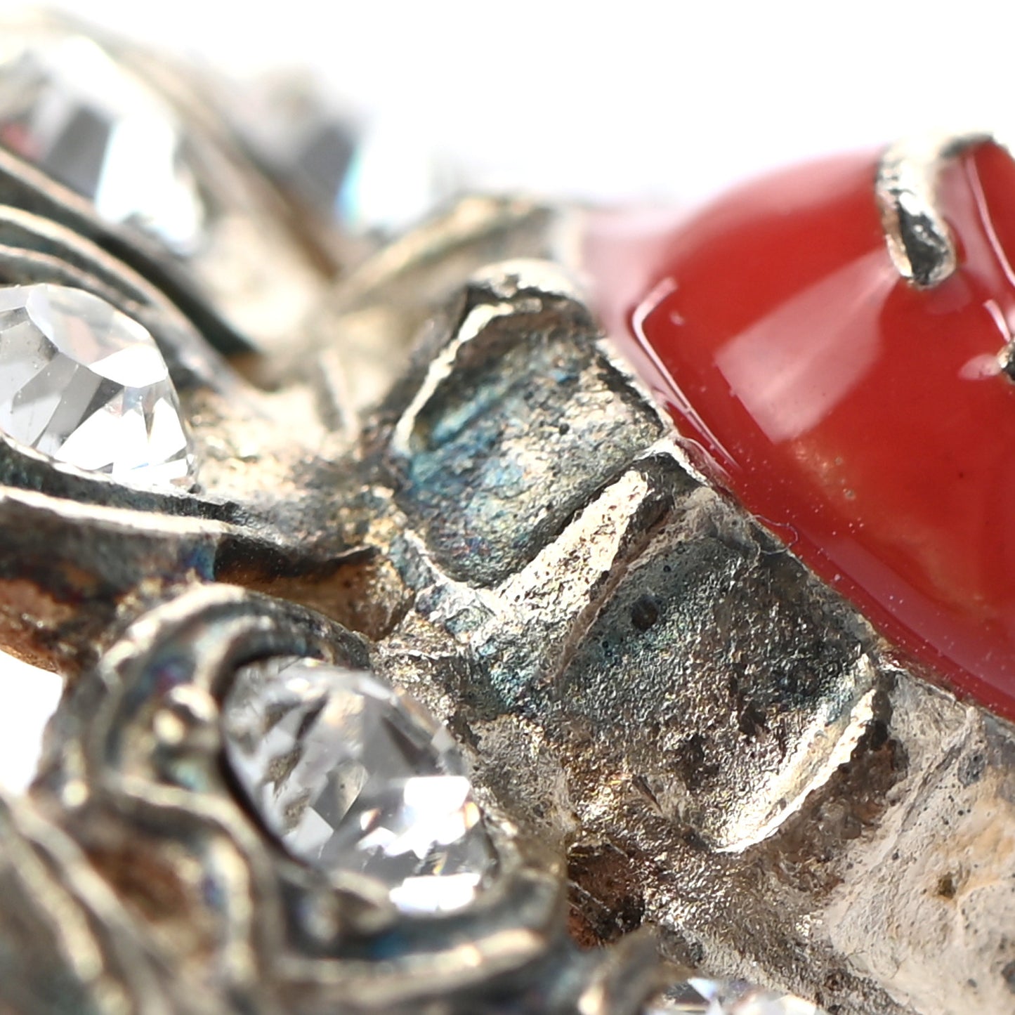 Crystal Gripoix CC Brooch