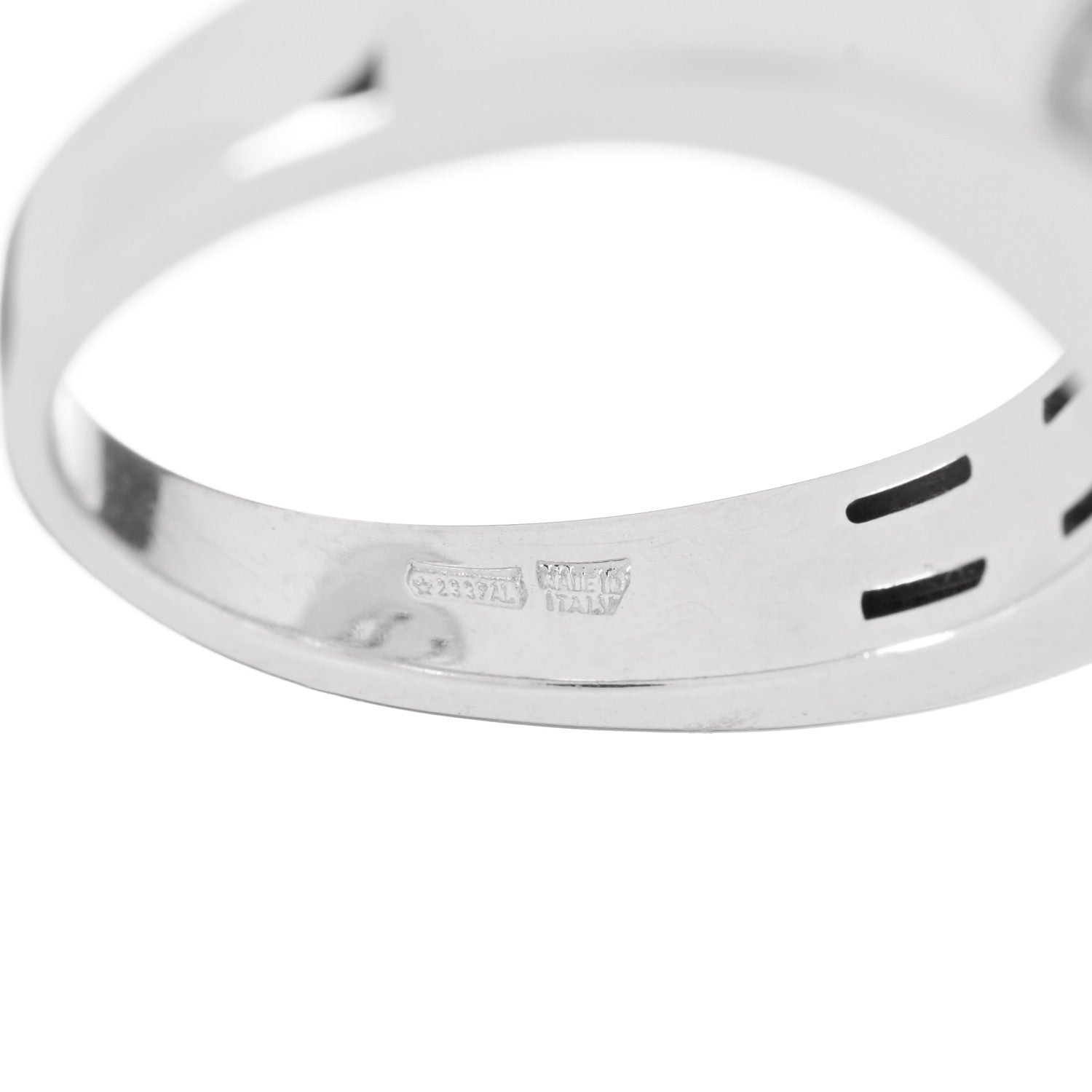 Bulgari 18K White Gold Cicladi Ring 50 5.25 4 of 4