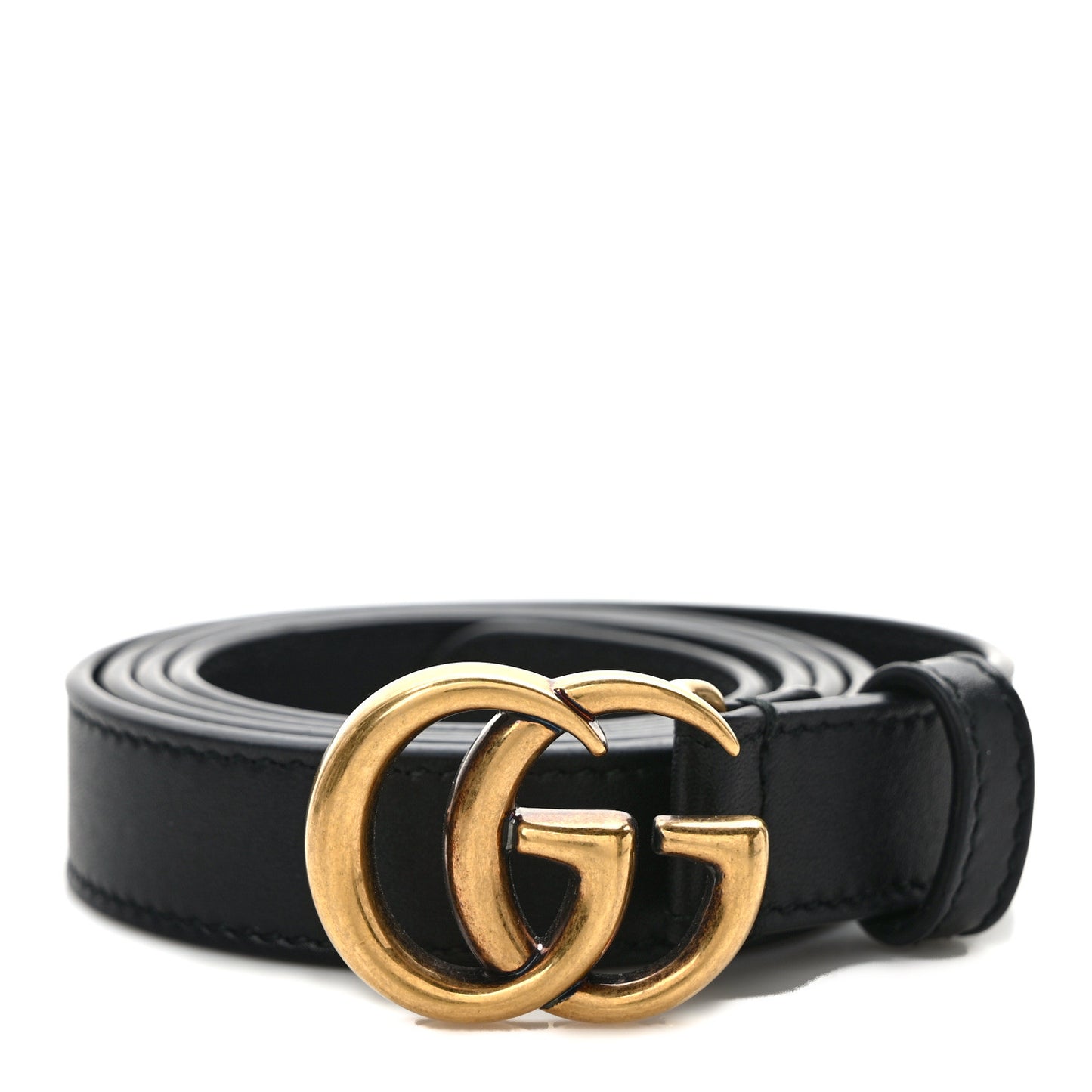 Calfskin Double G 20mm Belt 85 34 Black