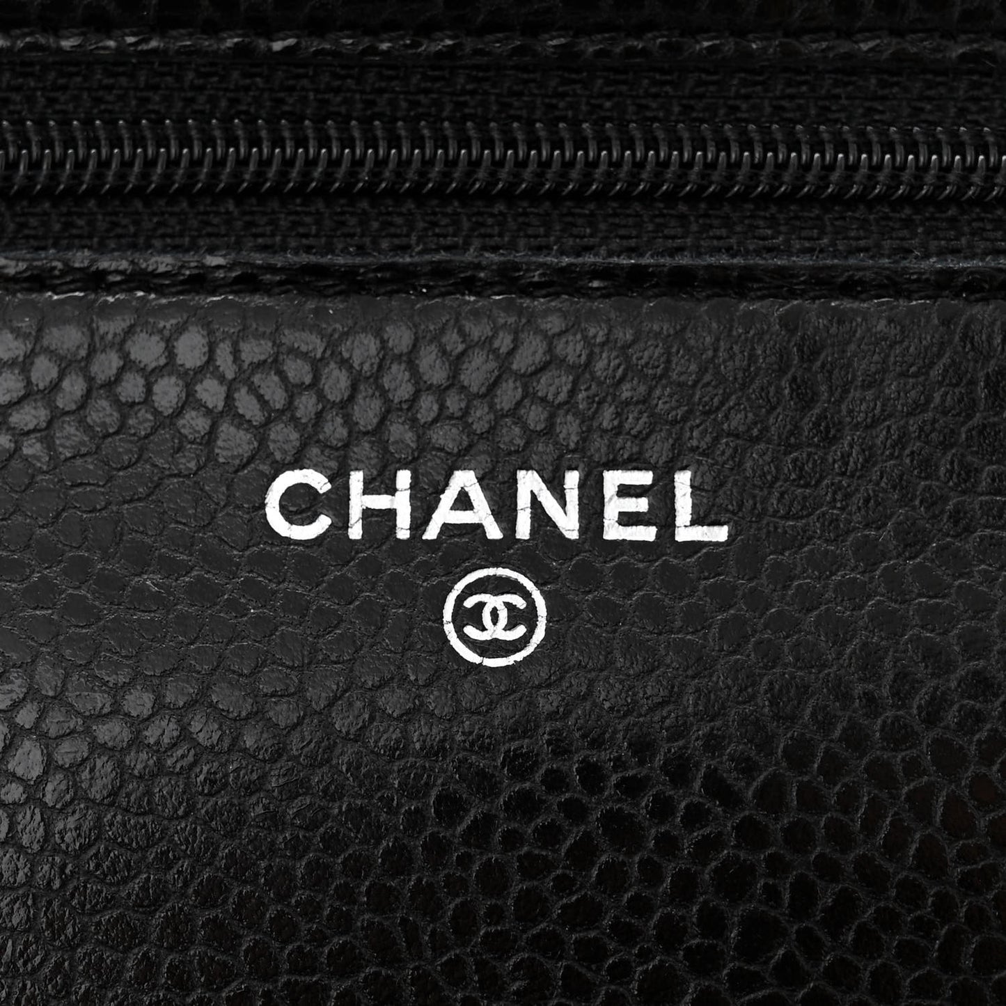 Caviar Quilted Reissue Wallet On Chain WOC Black