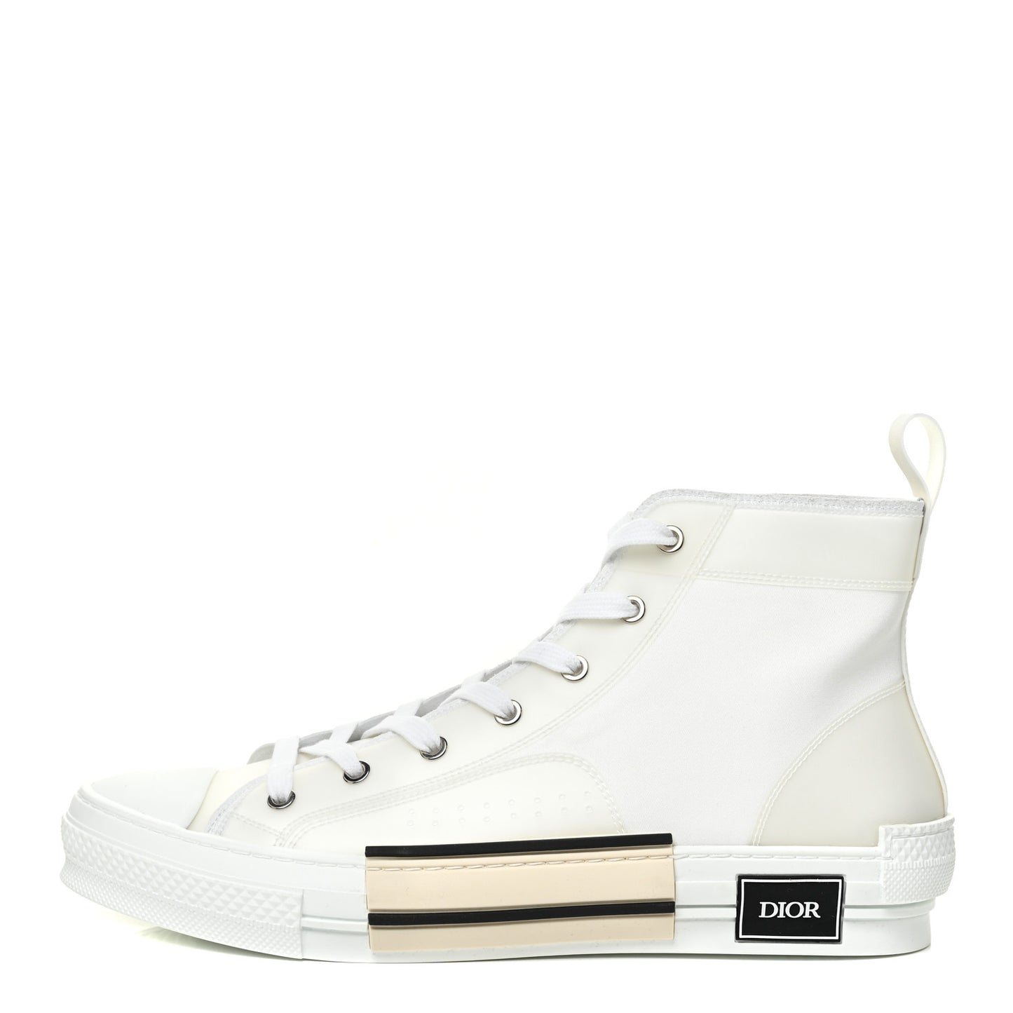 Canvas Mens B23 High Top Sneakers 45 White