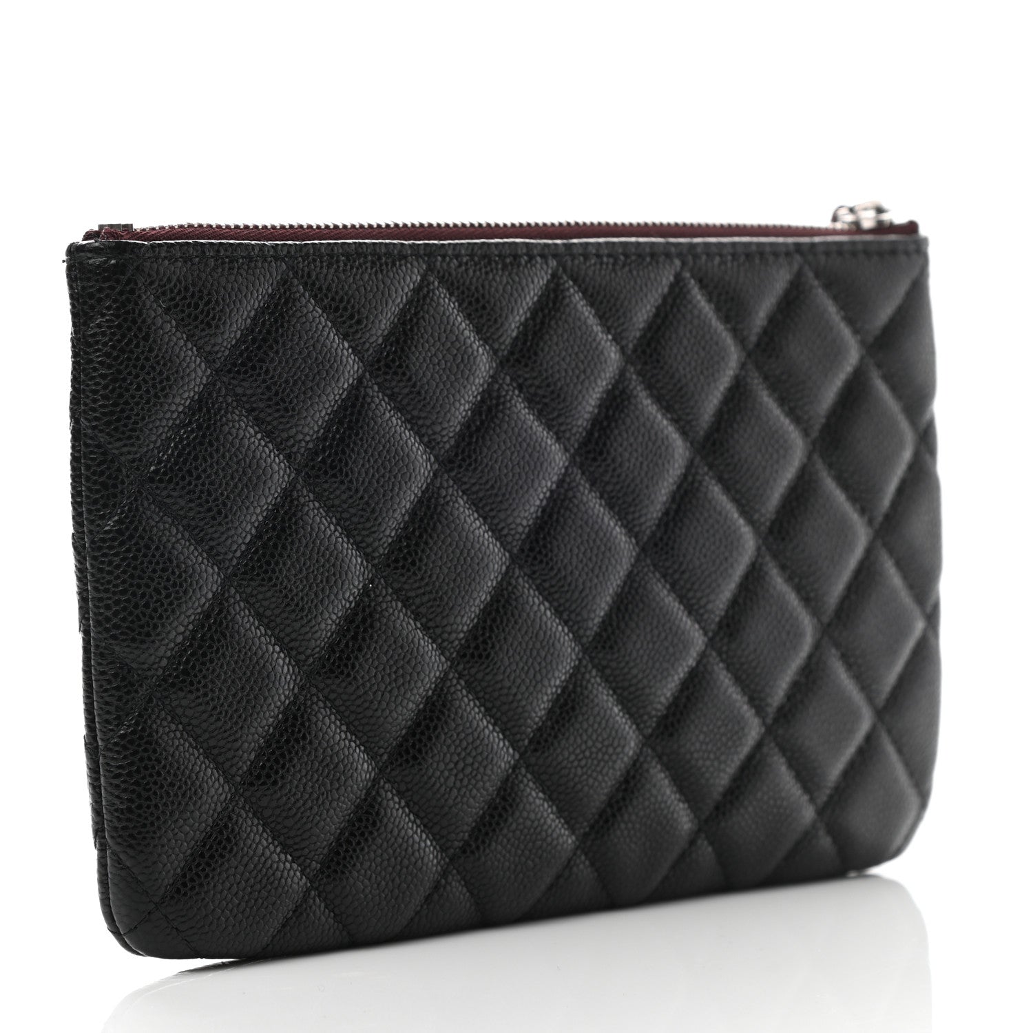 Chanel Caviar Quilted Cosmetic Case Black 3 of 7