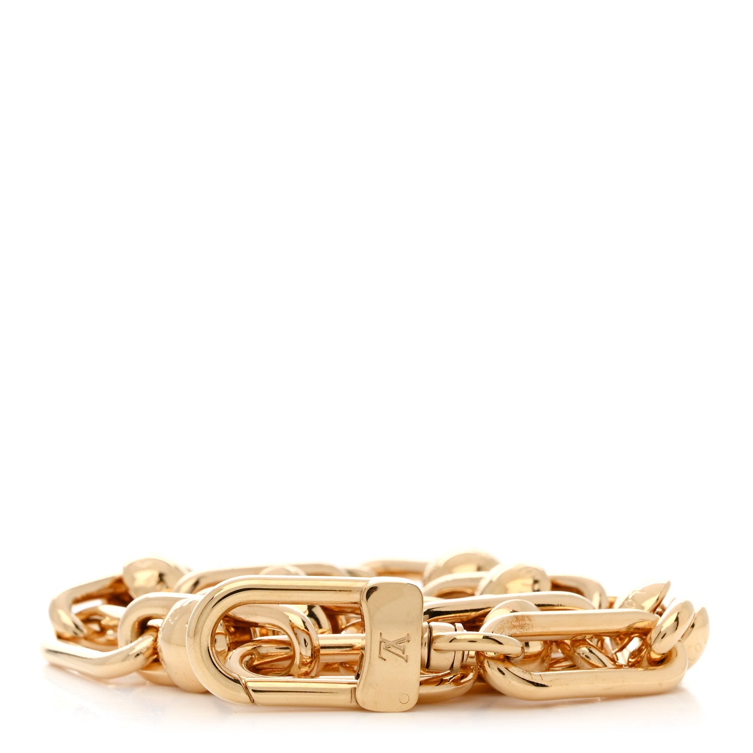 Louis Vuitton ゴールド ウォレットチェーン Louis Vuitton LV X TM Metal Pochette Accessories Chain Strap Gold