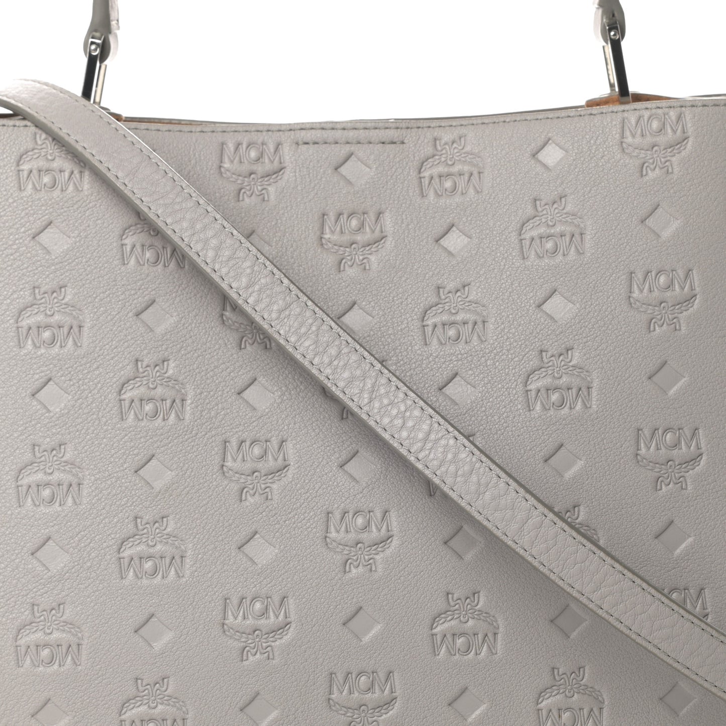 Calfskin Ottomar Monogram Sarah Convertible Hobo Dove