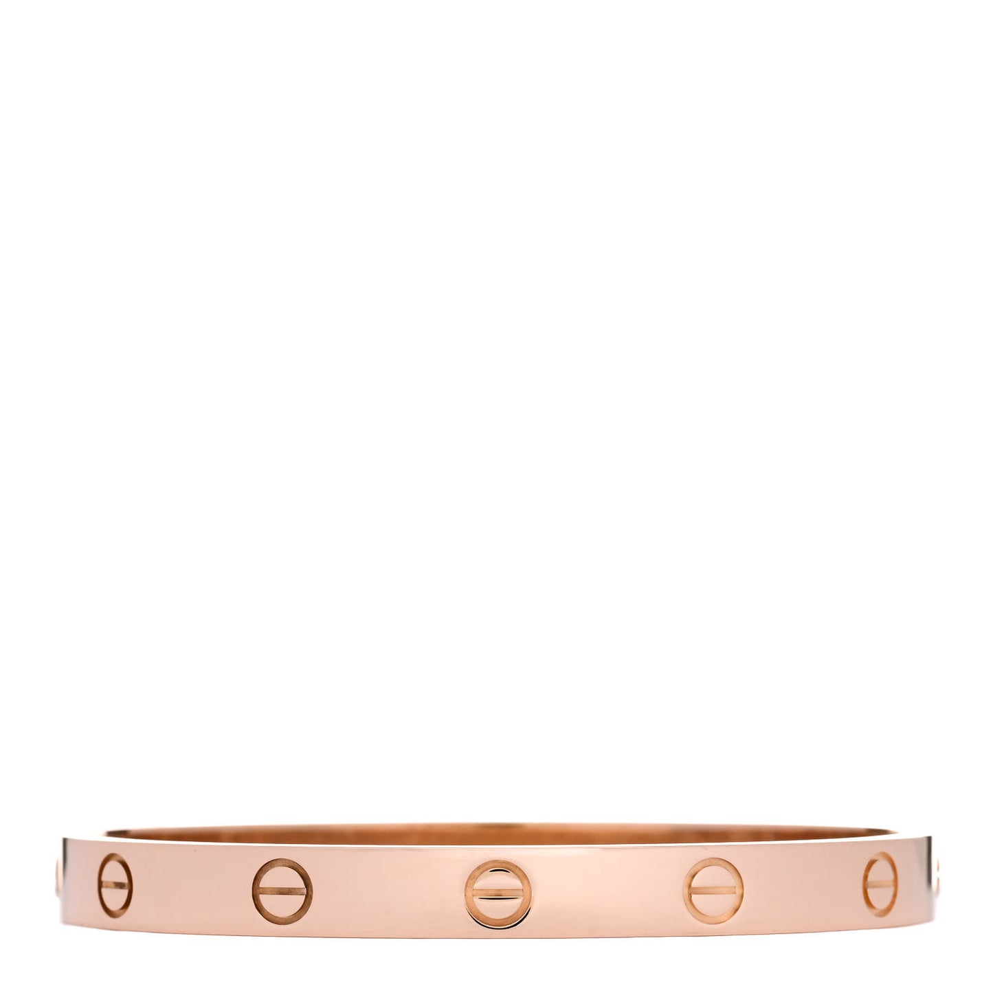 18K Pink Gold LOVE Bracelet 17