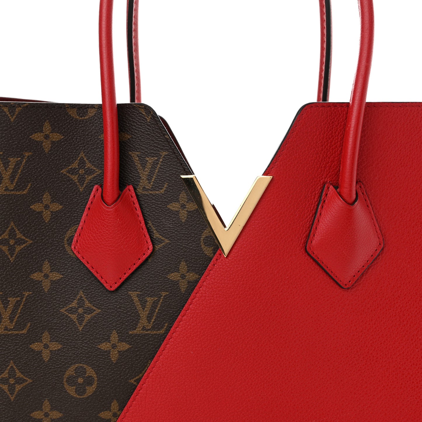Calfskin Monogram Kimono Tote Cherry