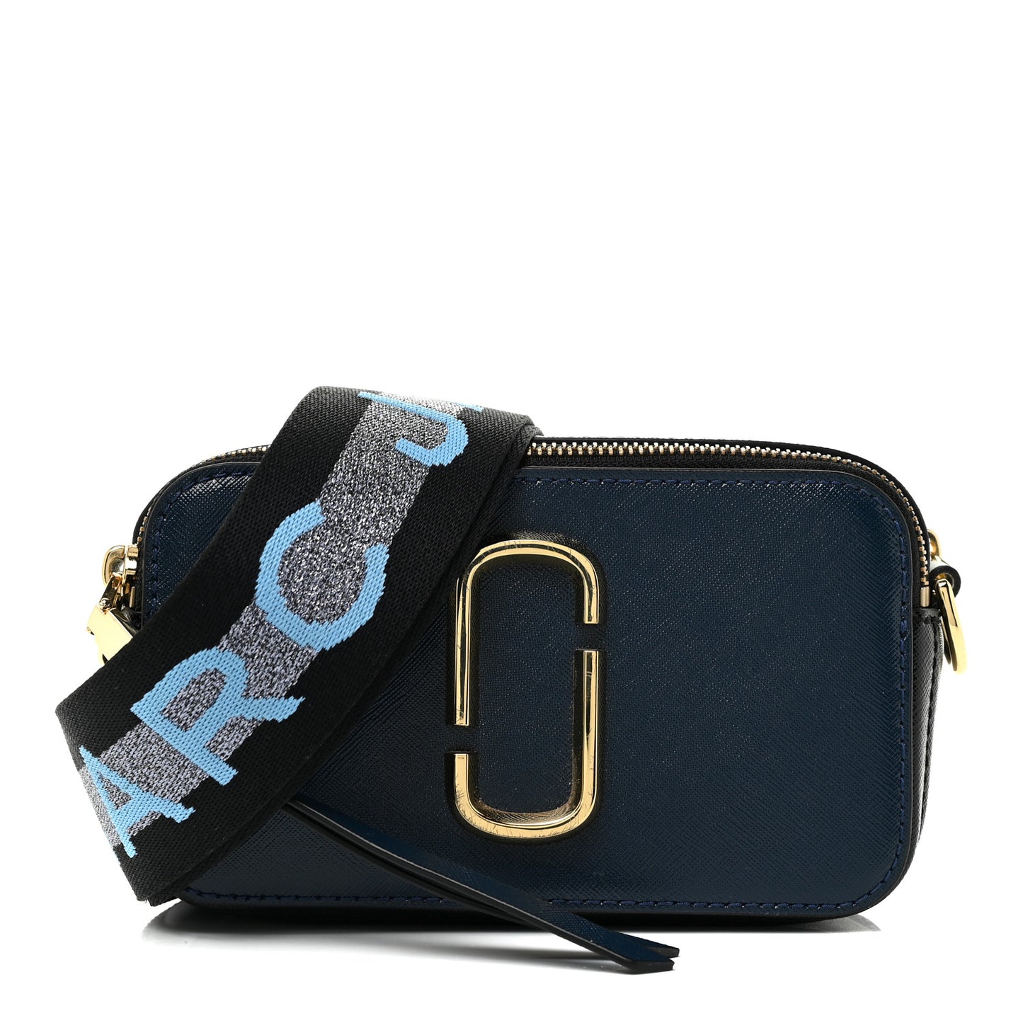 Saffiano Small Snapshot Camera Bag New Blue Sea Multicolor