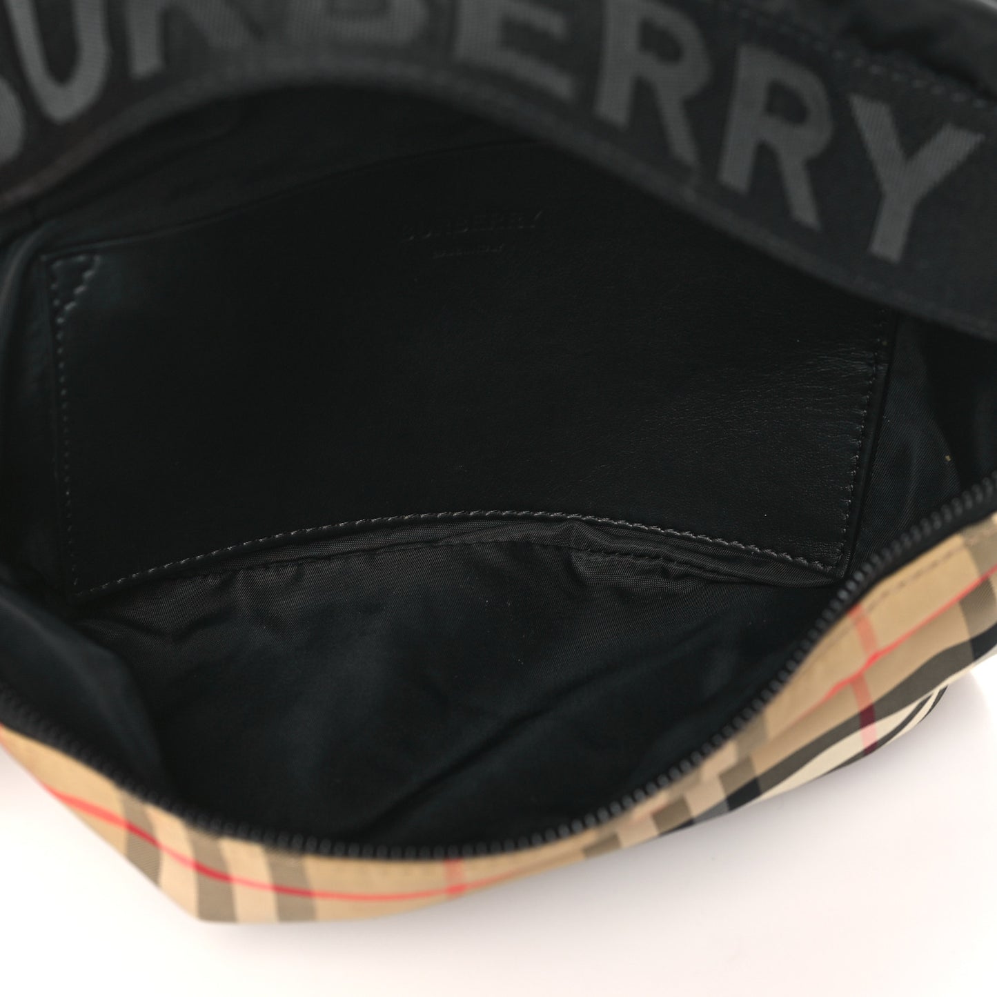 Nylon Vintage Check Sonny Bum Bag Archive Beige Black