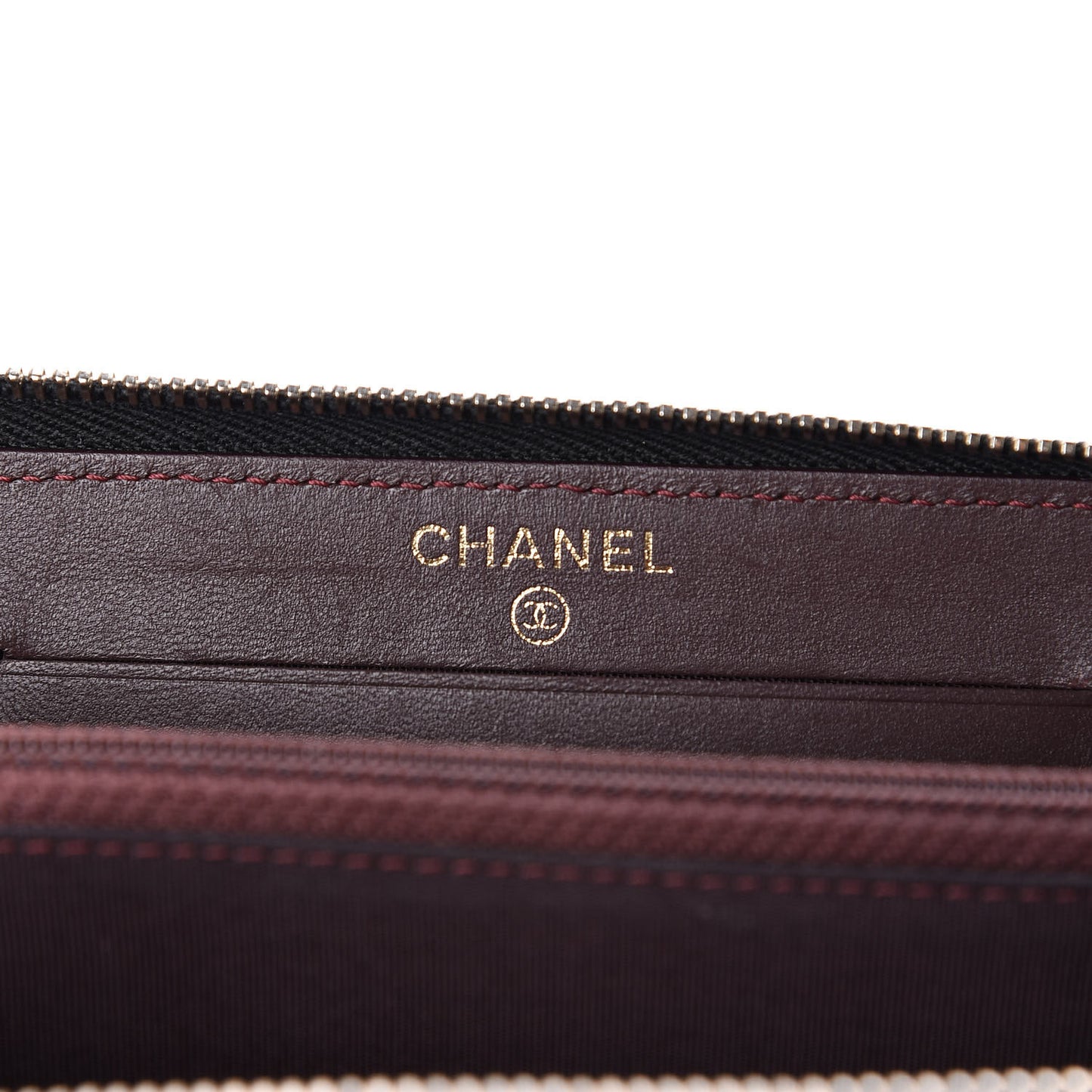 Lambskin Quilted Small Trendy CC Zip Around Wallet Black