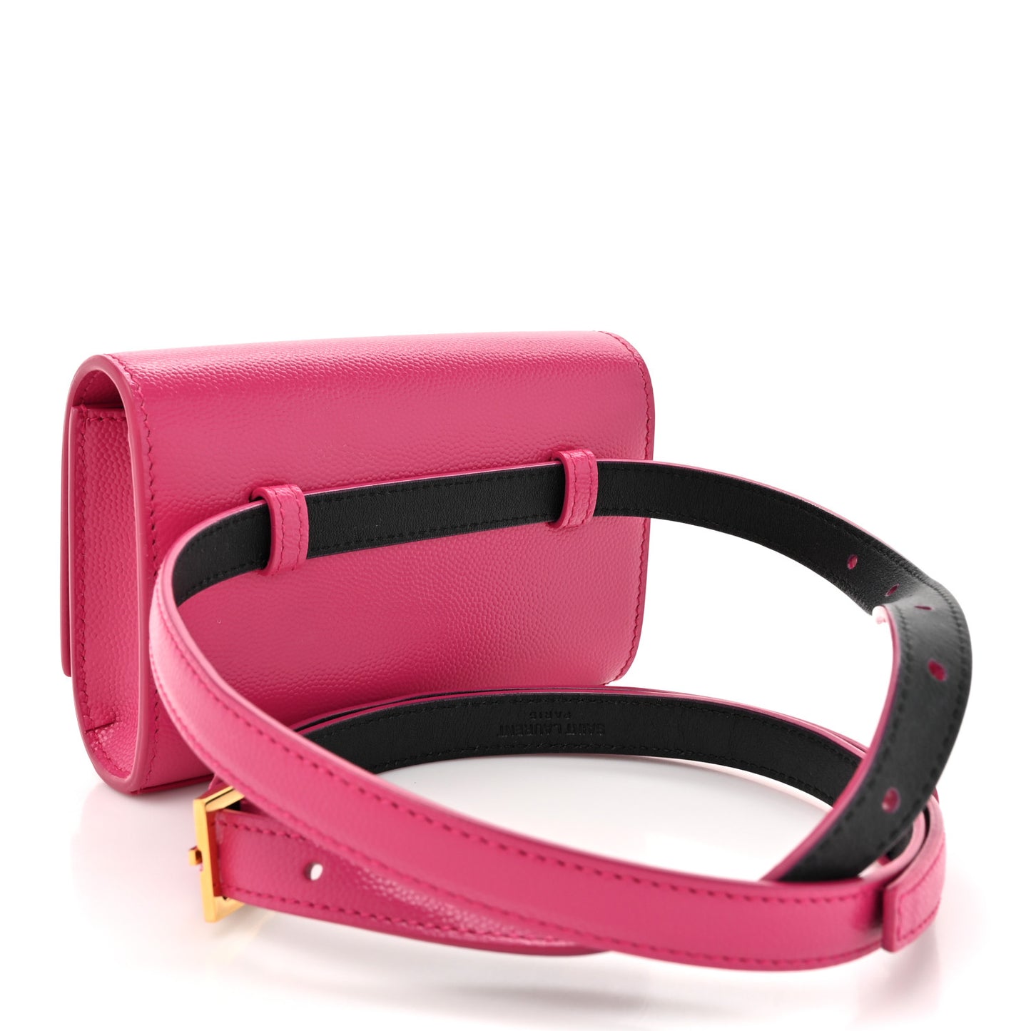 Grain De Poudre Monogram Kate Belt Bag Fuchsia