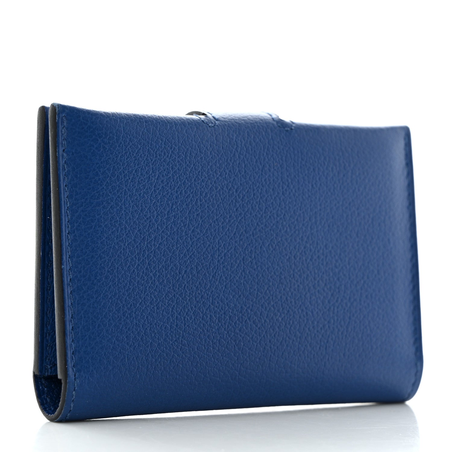 Hermes Evercolor Verso RMS Card Holder Bleu Hydra Bleu Nuit 3 of 7