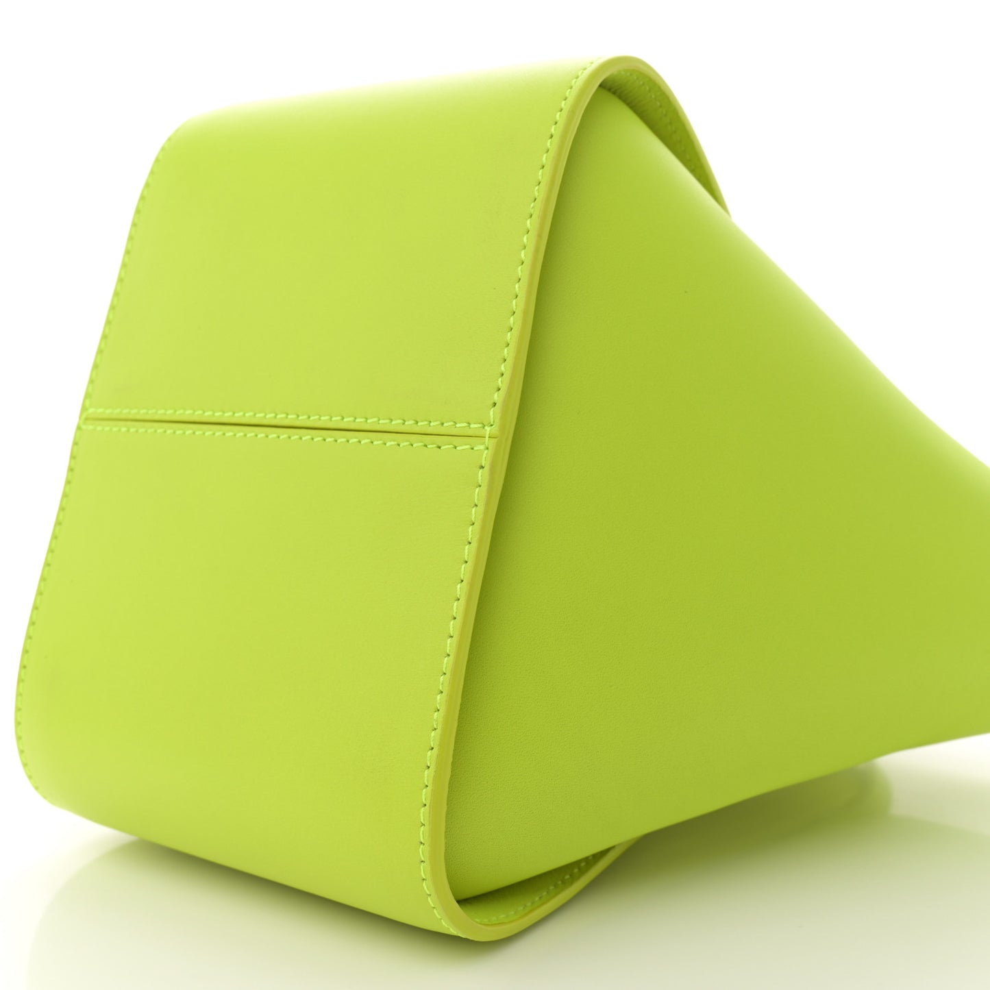 Calfskin Mini Mode Travia Tote Acid Green