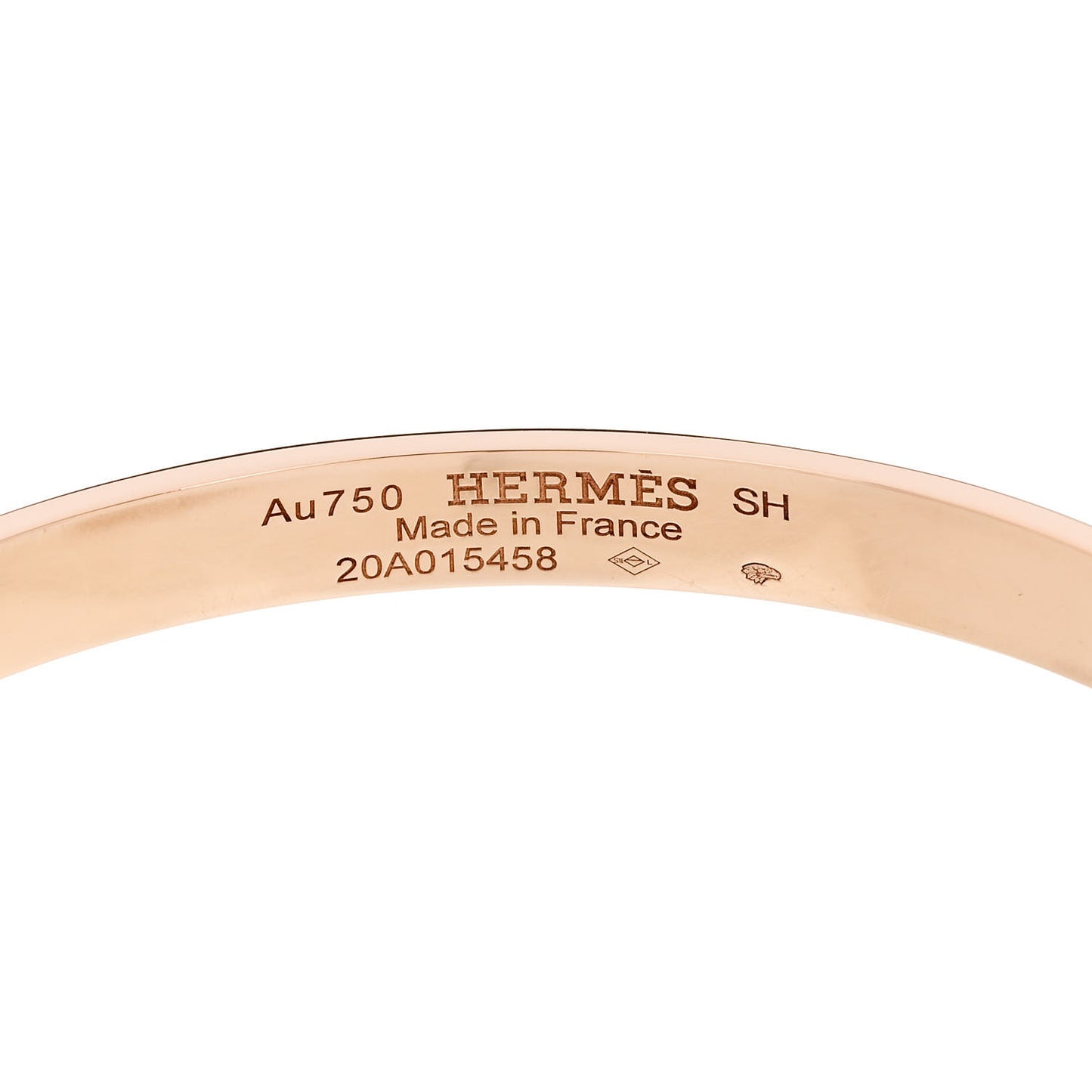 18K Rose Gold PM Collier De Chien Bracelet SH