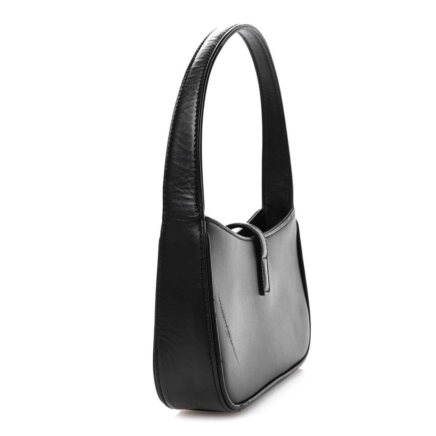 Smooth Calfskin Le 5 A 7 Mini Hobo Black