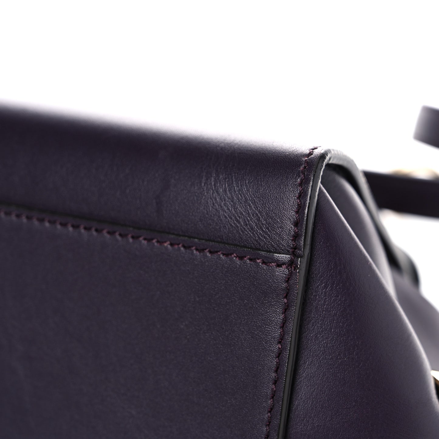 Calfskin Sofia Shoulder Bag Purple