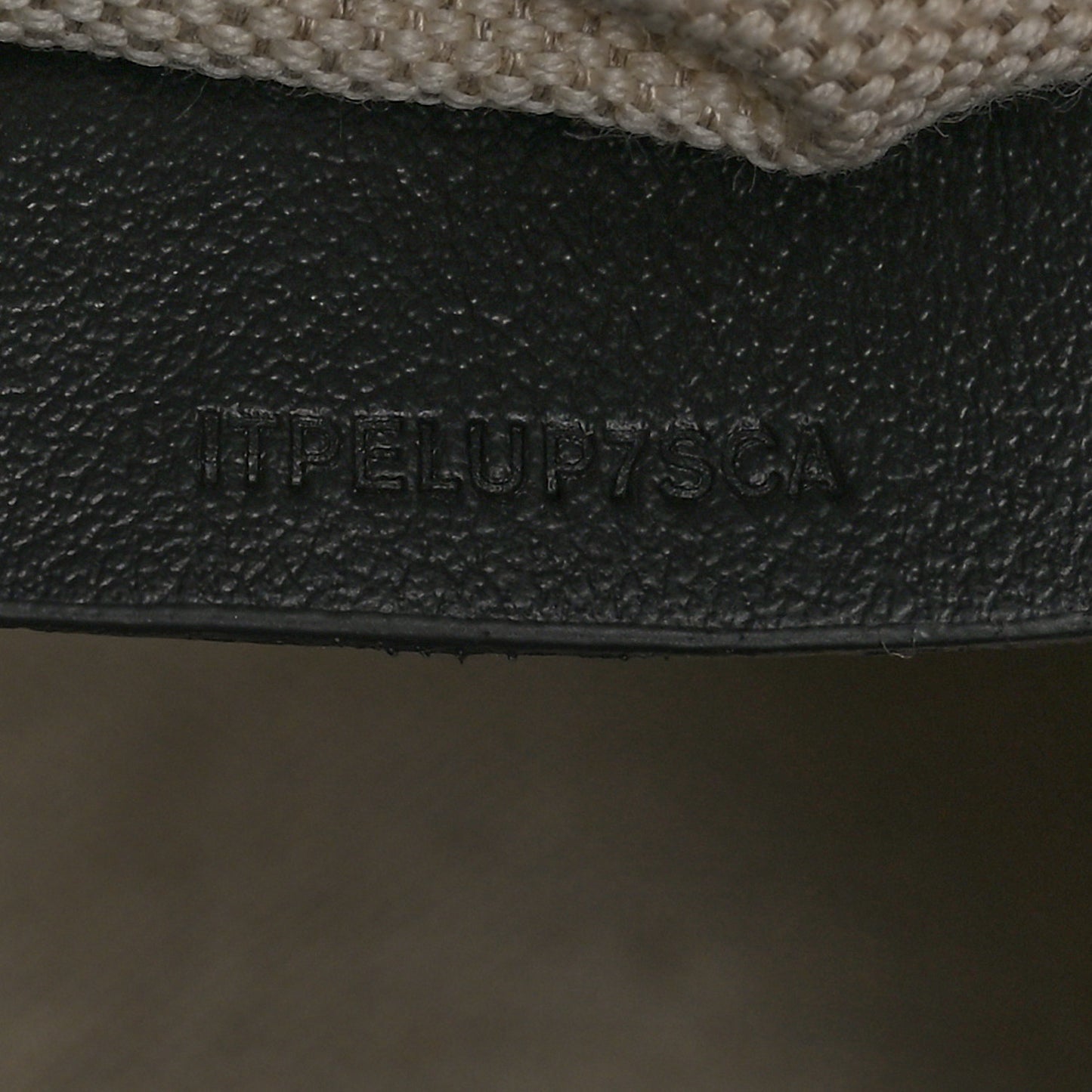 Smooth Calfskin Canvas Horseferry Print Medium Kane Tote Black