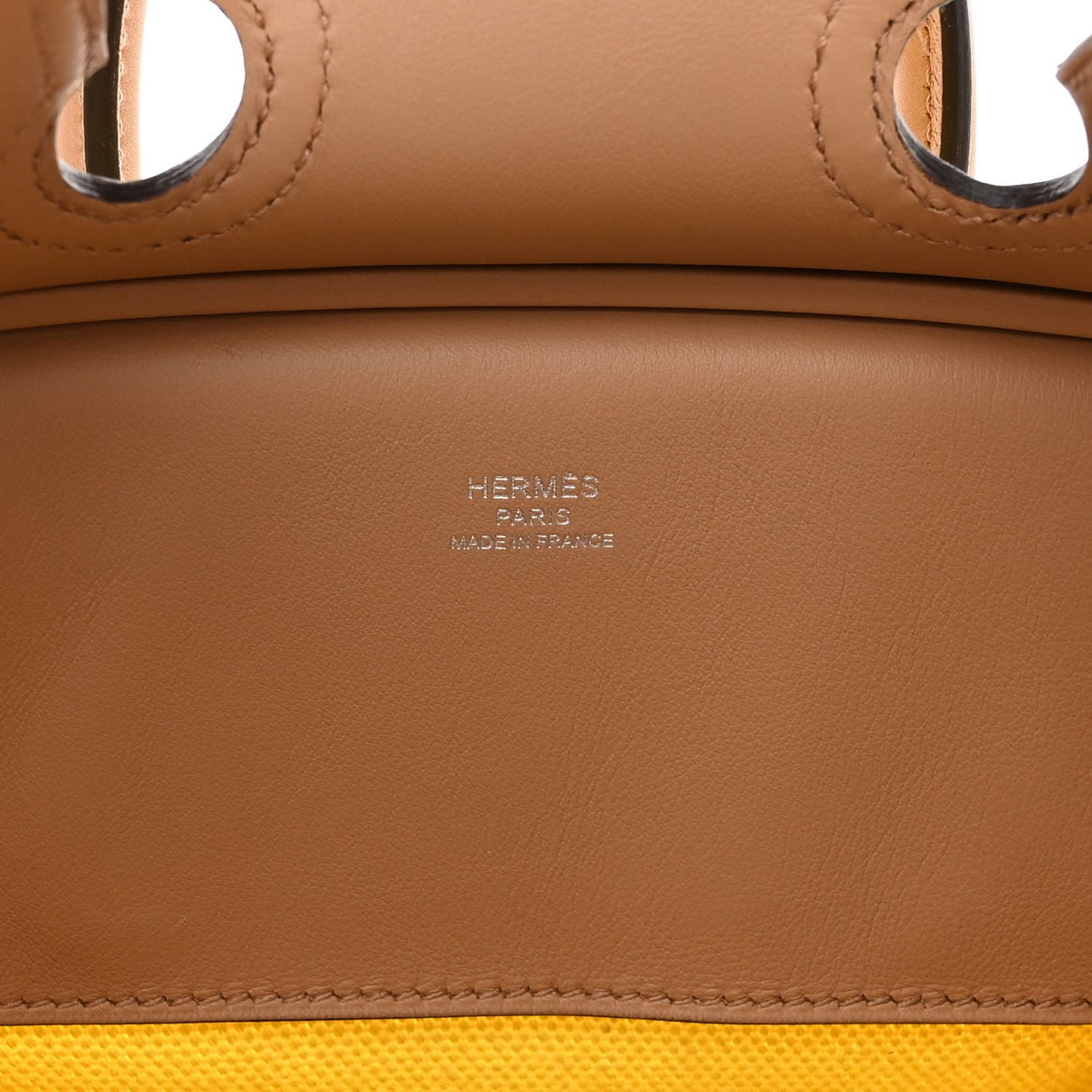 Toile Goeland Swift Cargo Birkin 25 Jaune Citron Chai