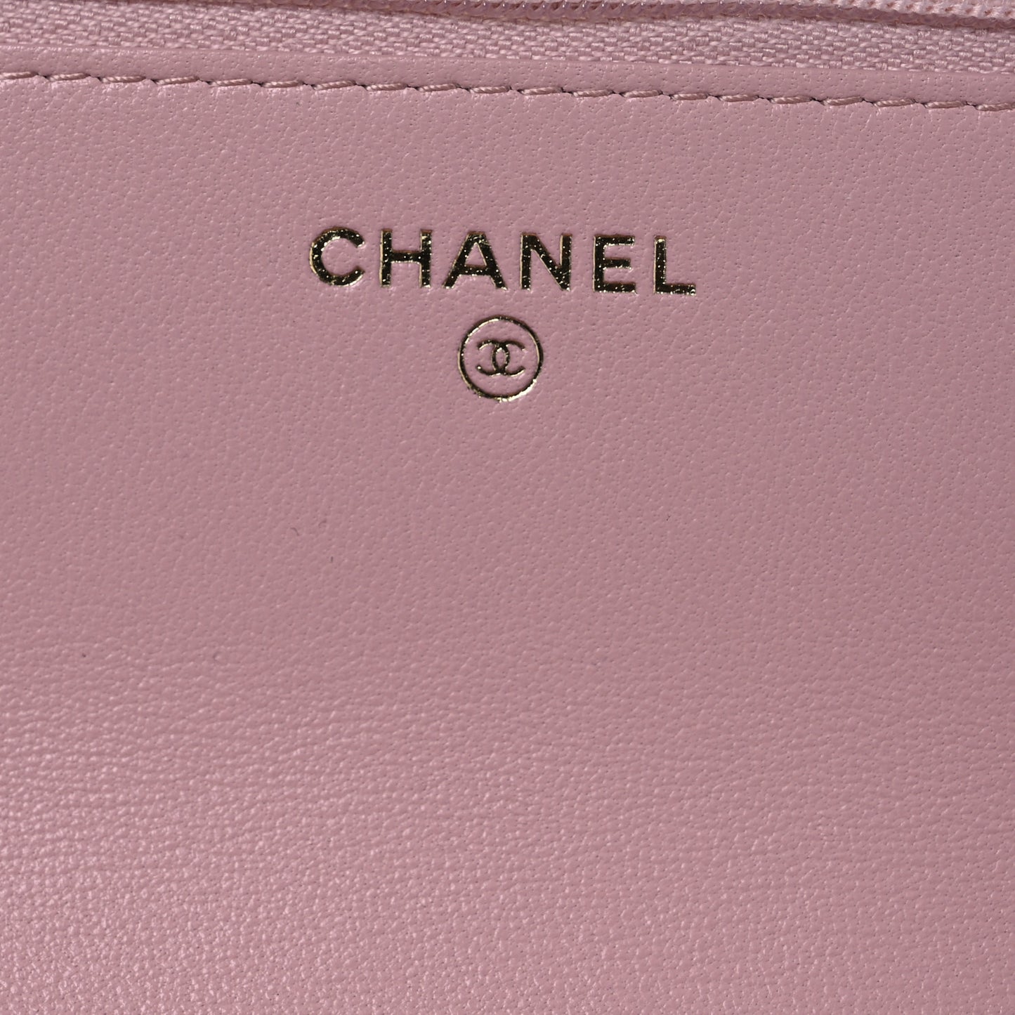 Lambskin Quilted Sweet Camellia Wallet on Chain WOC Light Beige