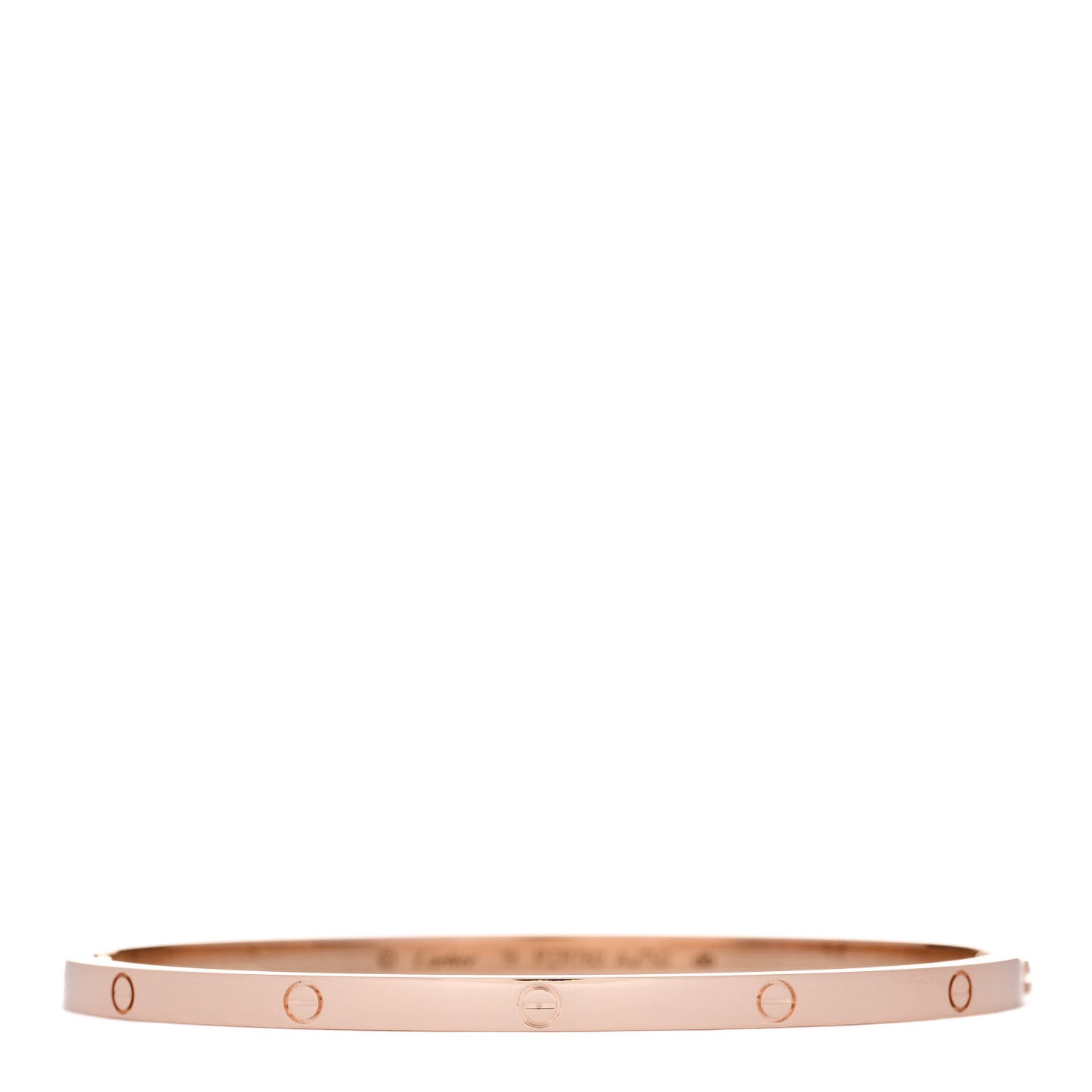 18K Pink Gold Small LOVE Bracelet 19