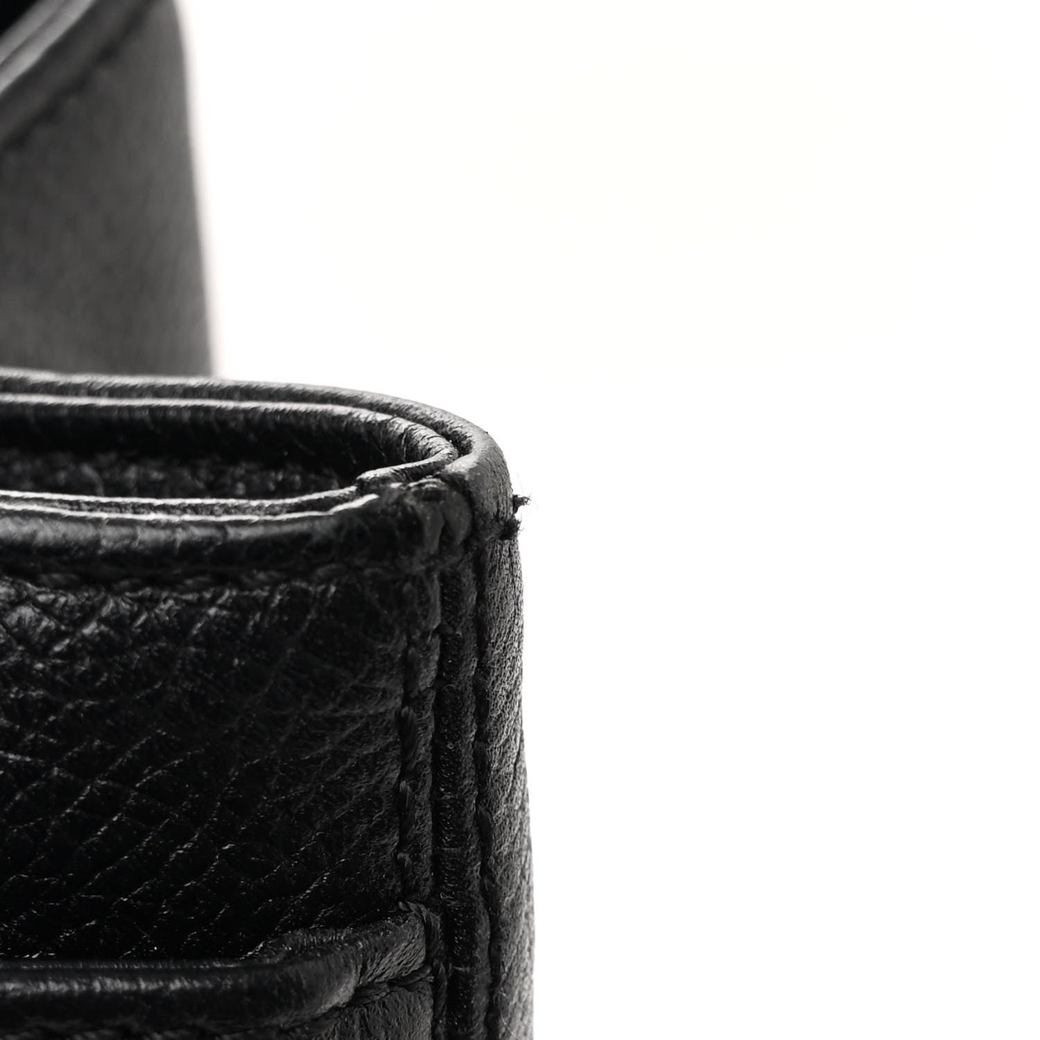 Chanel Calfskin Cerf Executive Shopper Tote Black 12 of 12