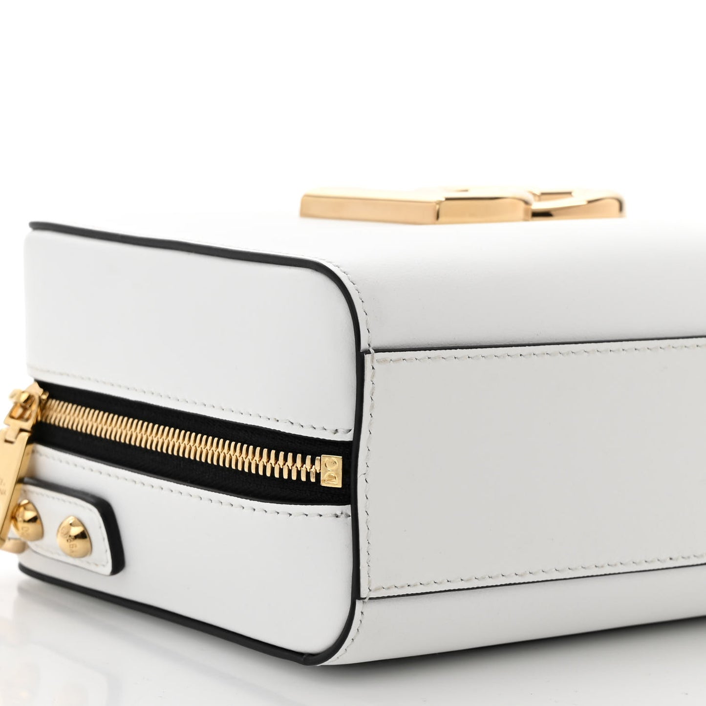 Calfskin 3.5 Camera Crossbody Bag White