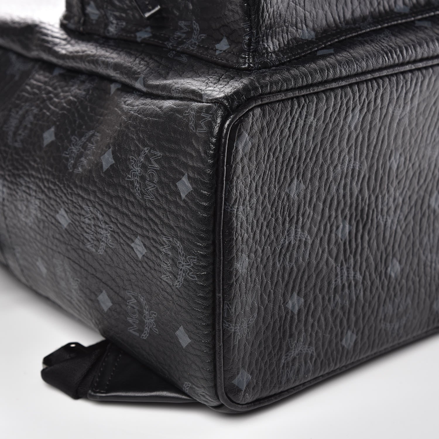 MCM Visetos Medium Stark Backpack Black 8 of 10
