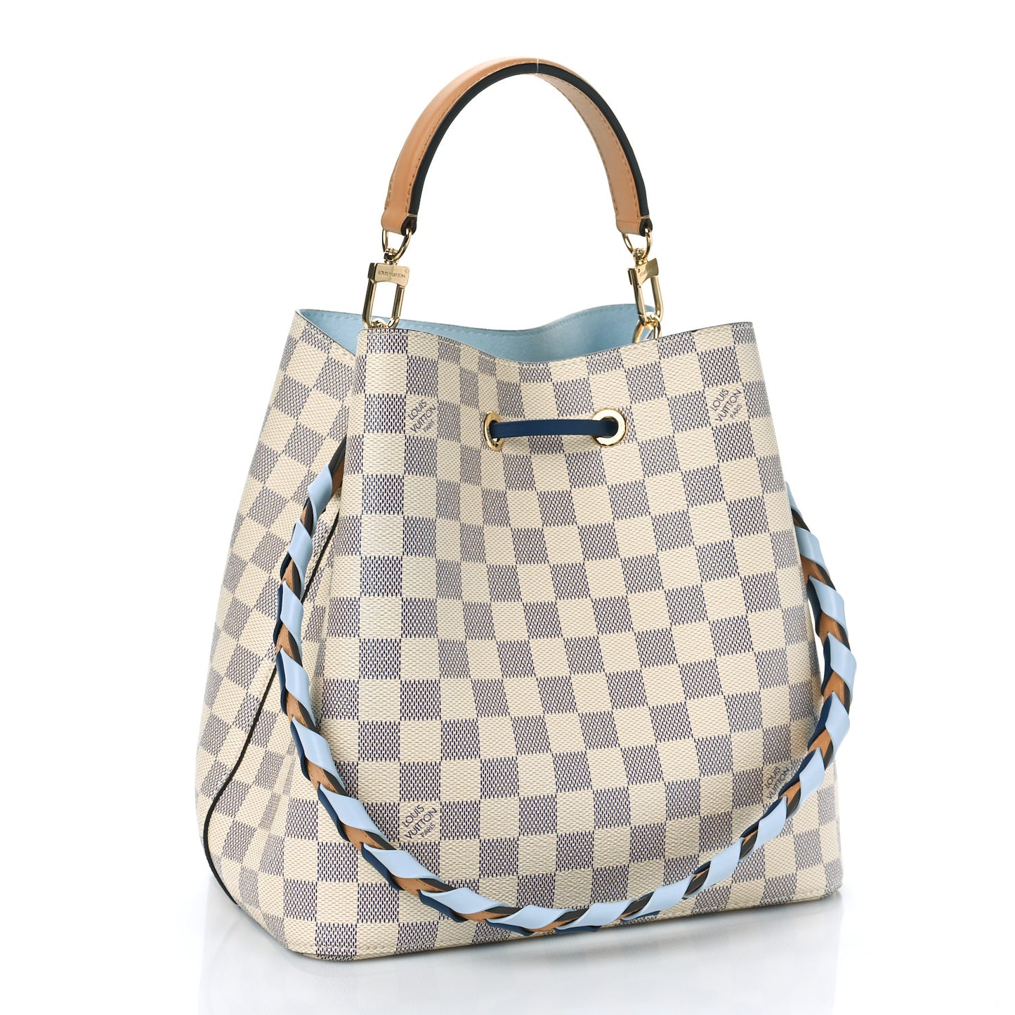 Damier Azur Braided Neonoe MM Blue