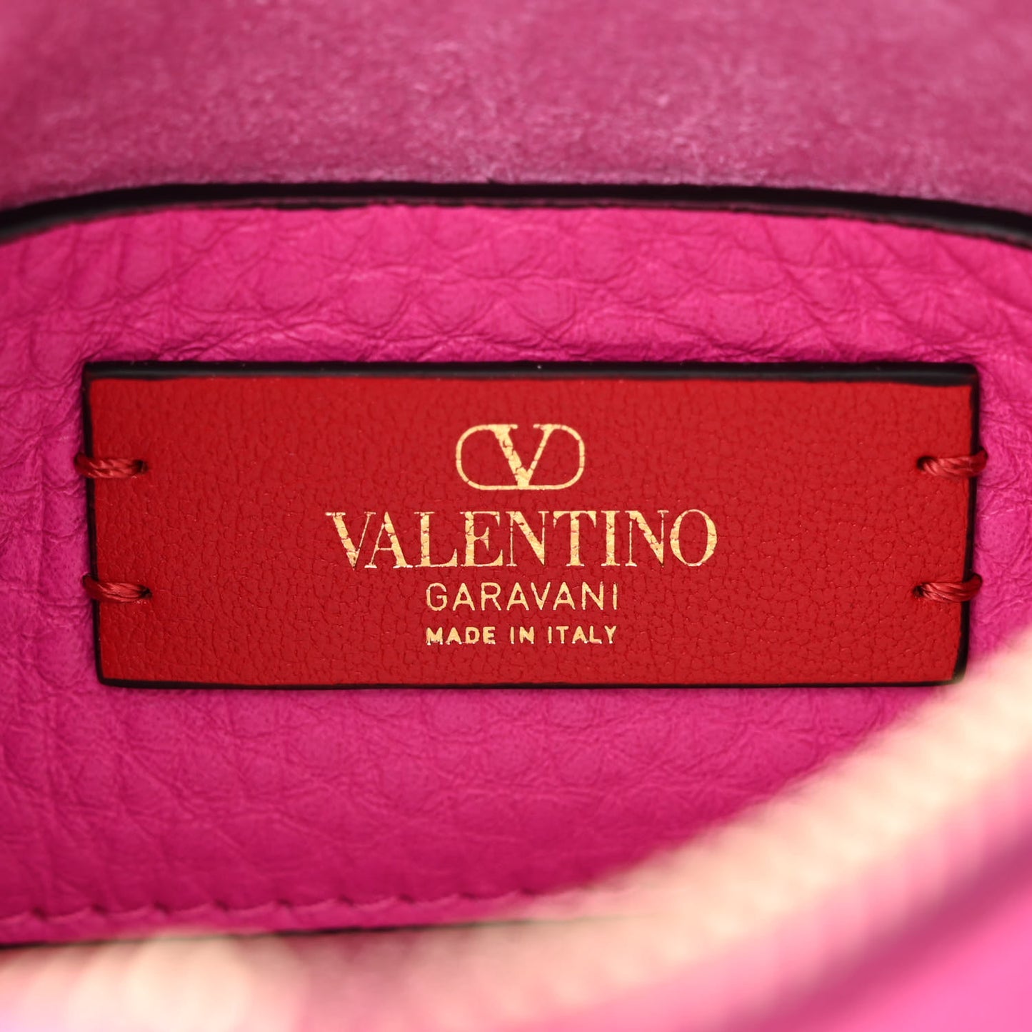 Pebbled Calfskin Small Rockstud Flip Lock Shoulder Bag Pink PP