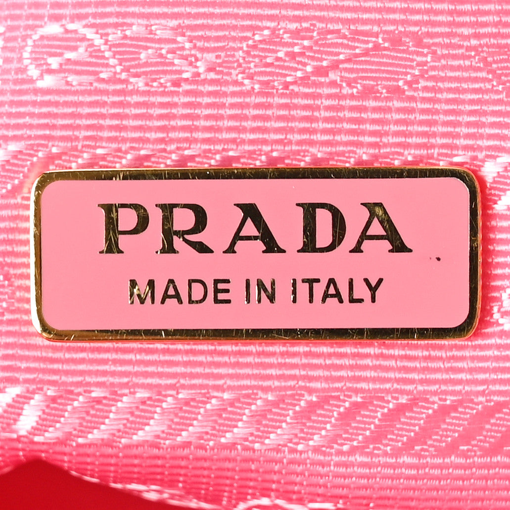 Prada Re-Nylon Saffiano Mini Re-Edition 1978 Bucket Bag Begonia 6 of 12