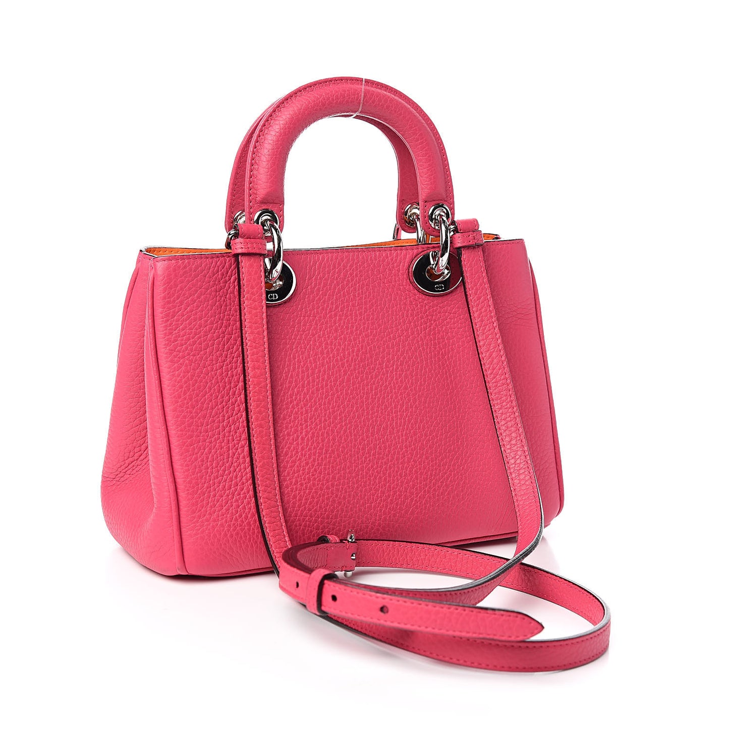 Bullcalf Small Diorissimo Tote Pink Red