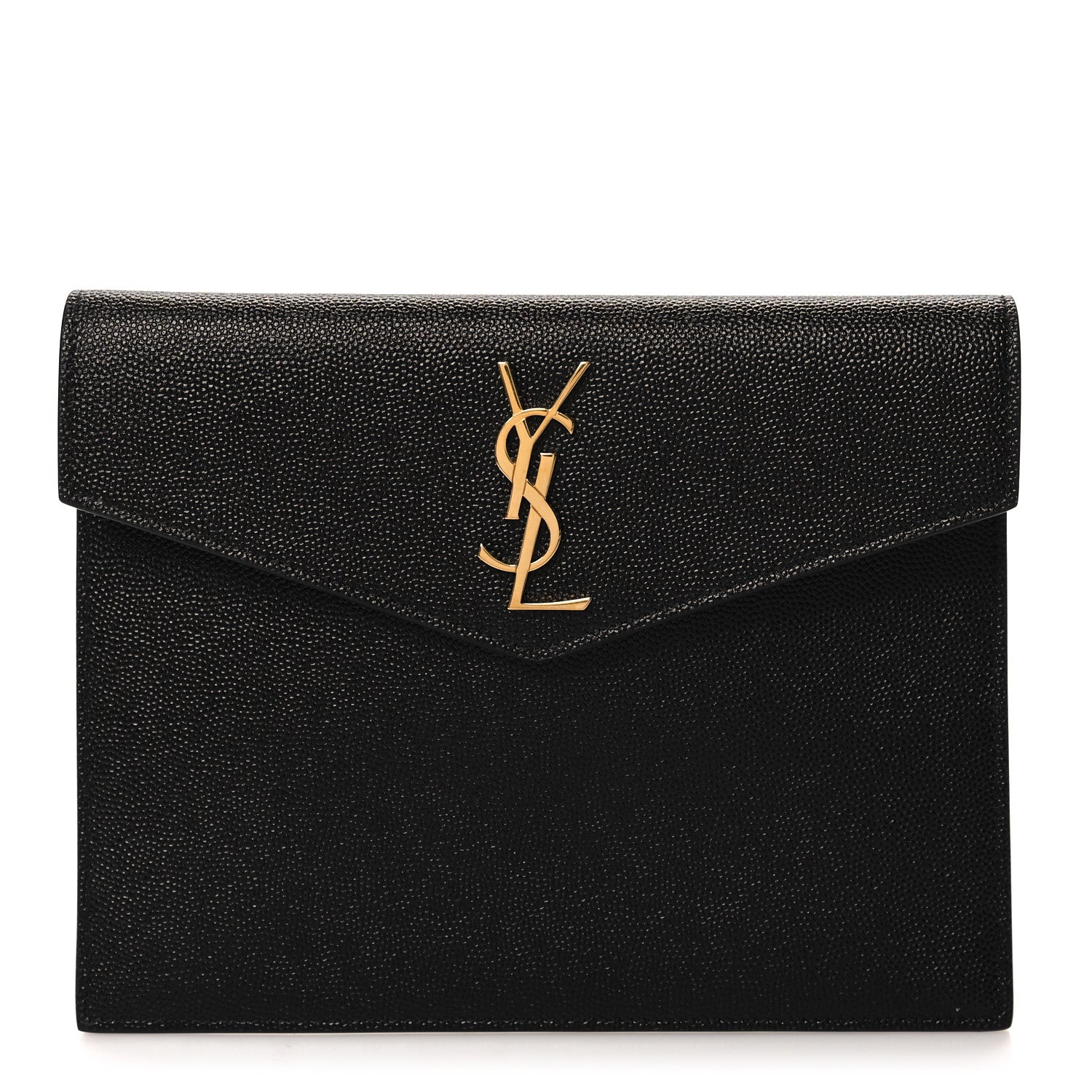 Saint Laurent Grain De Poudre Uptown Baby Pouch Black 1 of 10