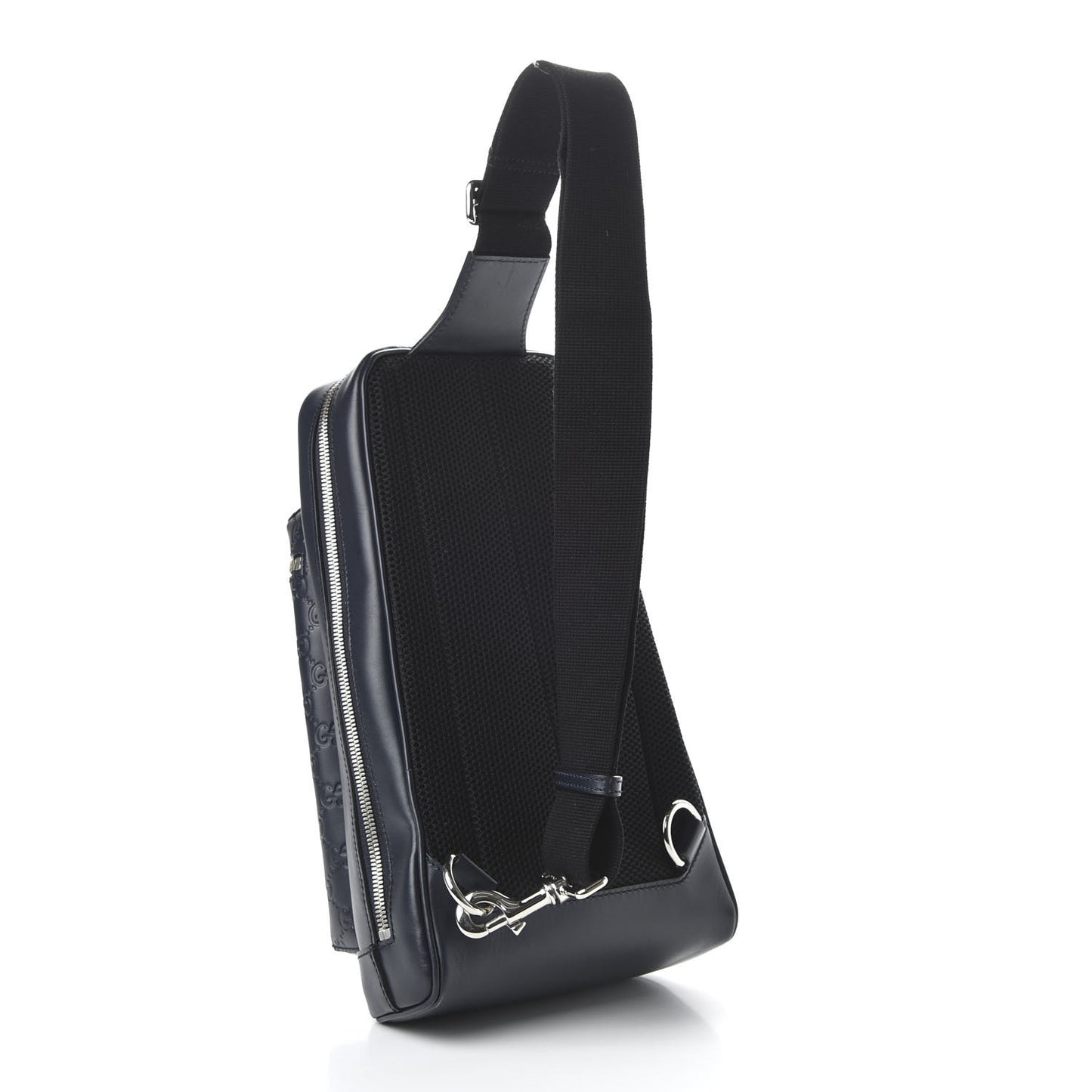 Guccissima Sling Backpack Blue
