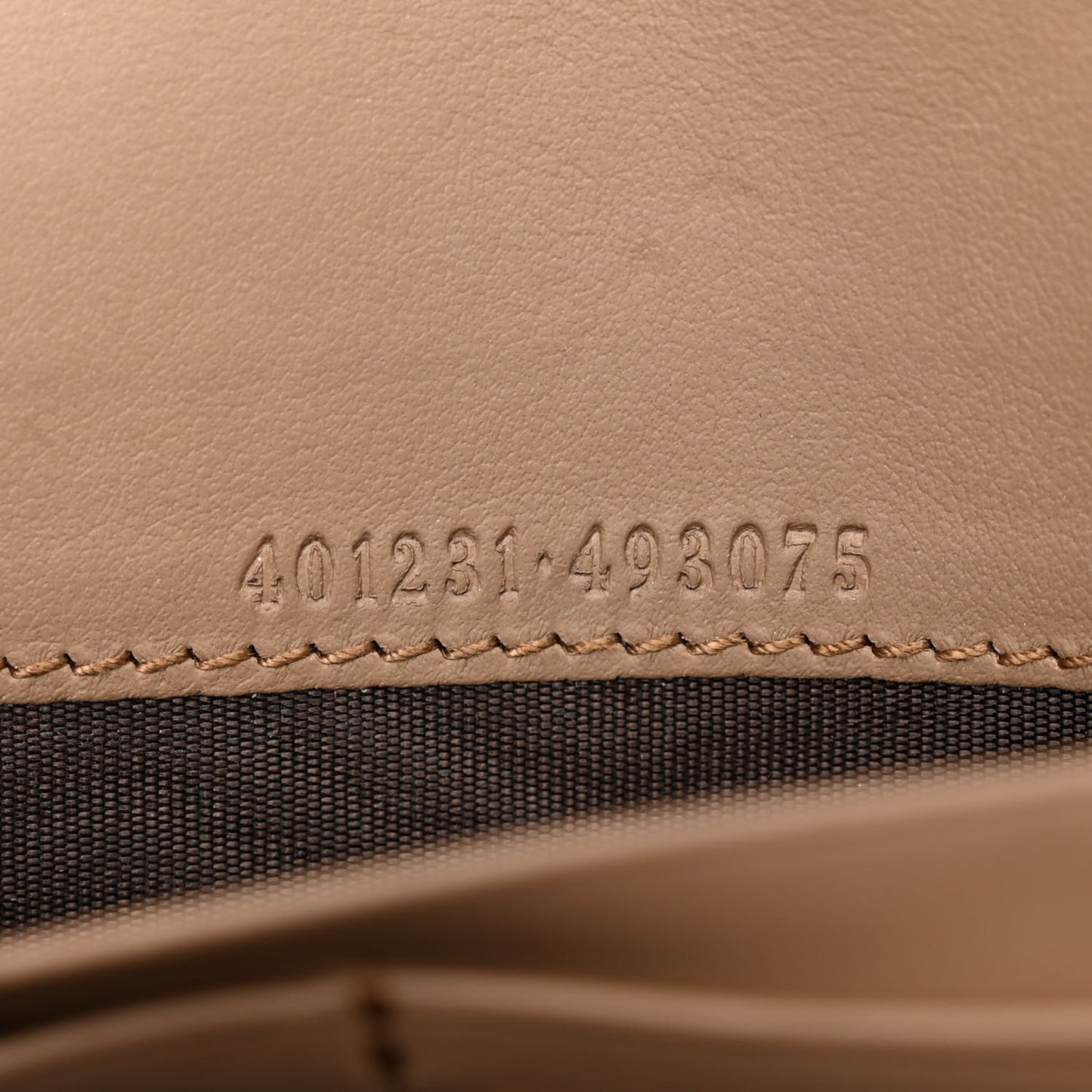 GG Supreme Monogram Mini Dionysus Chain Wallet Beige Taupe
