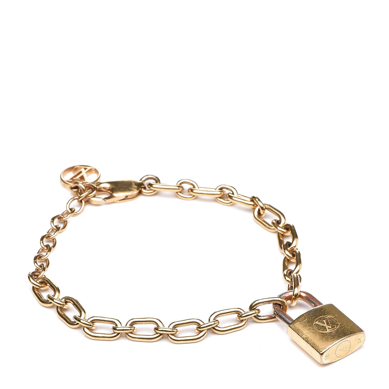 Louis Vuitton Lock It Bracelet Gold 401145 – FASHIONPHILE